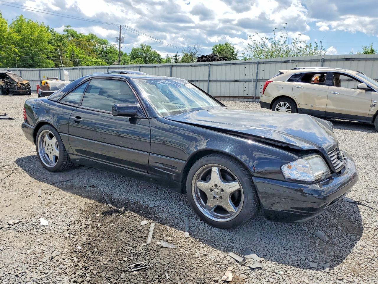 1998 Mercedes-benz Sl 500 Black vin: WDBFA67F7WF168680
