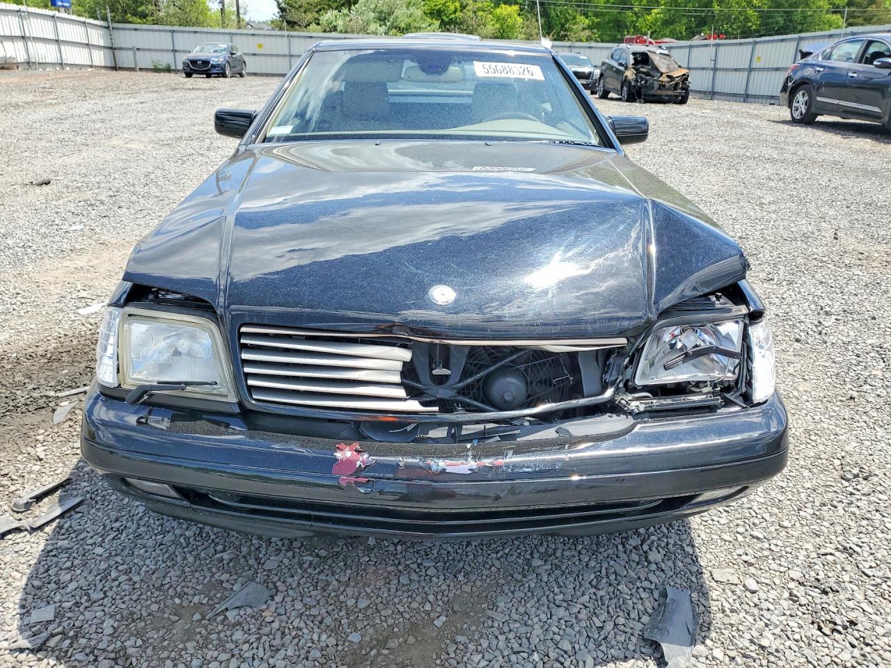 1998 Mercedes-benz Sl 500 Black vin: WDBFA67F7WF168680