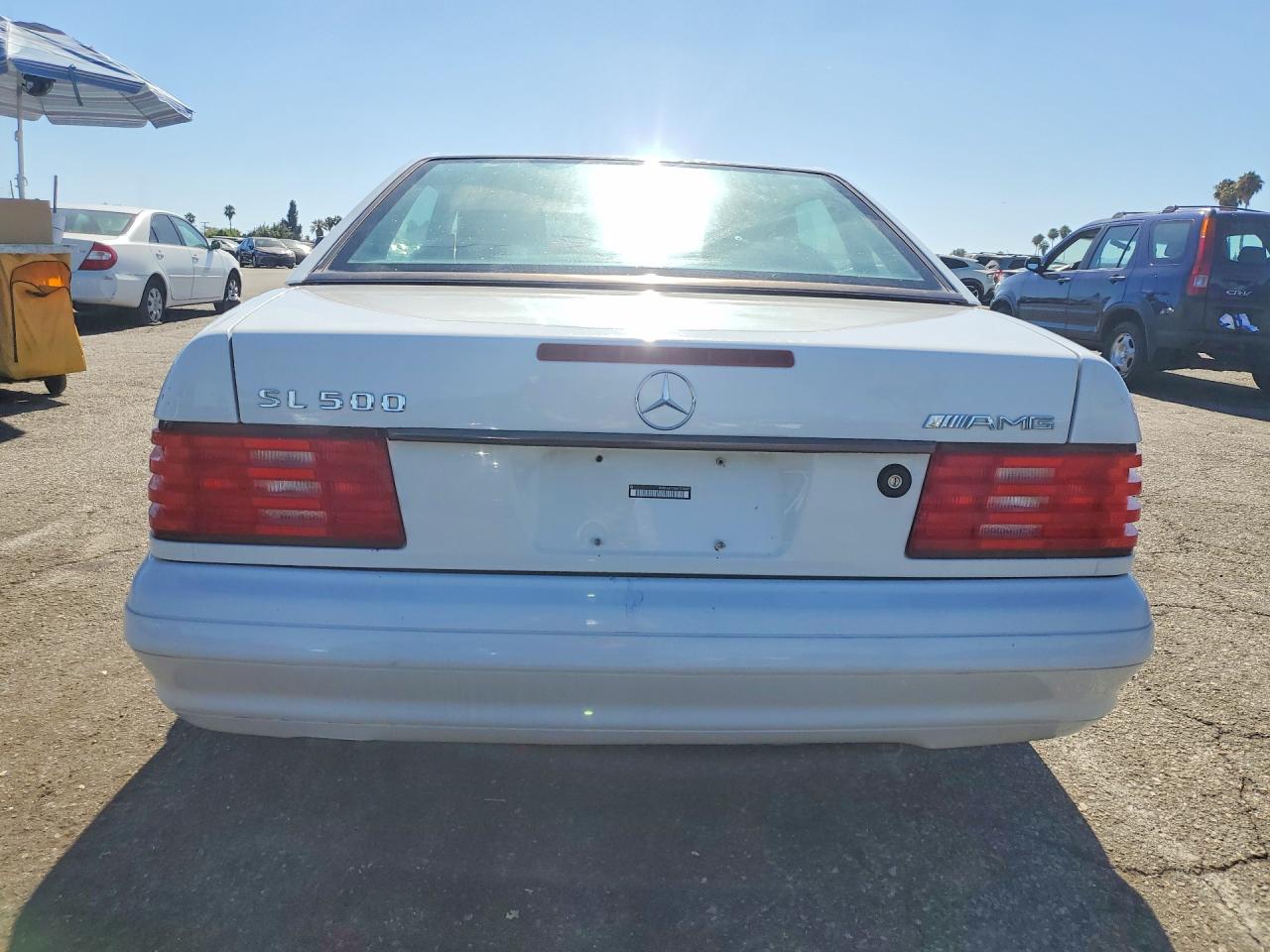 1998 Mercedes-benz Sl 500 White vin: WDBFA67F8WF170857