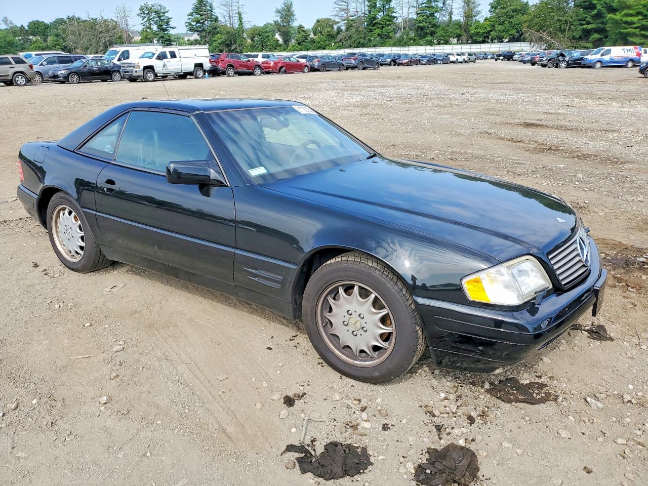 1996 Mercedes-benz Sl 500 Black vin: WDBFA67F9TF133697