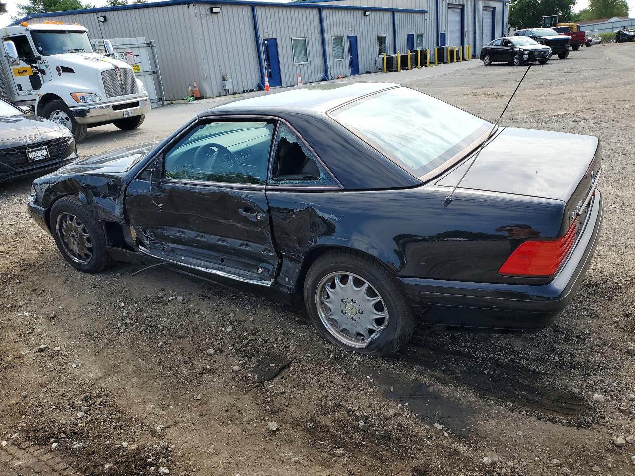 1996 Mercedes-benz Sl 500 Black vin: WDBFA67F9TF133697