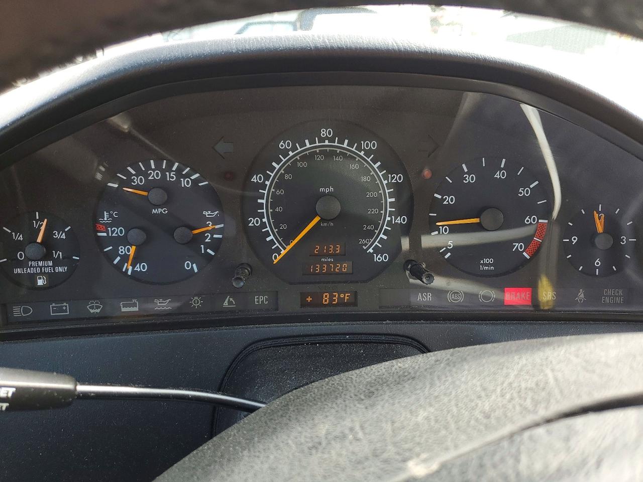 1996 Mercedes-benz Sl 500 Black vin: WDBFA67F9TF133697