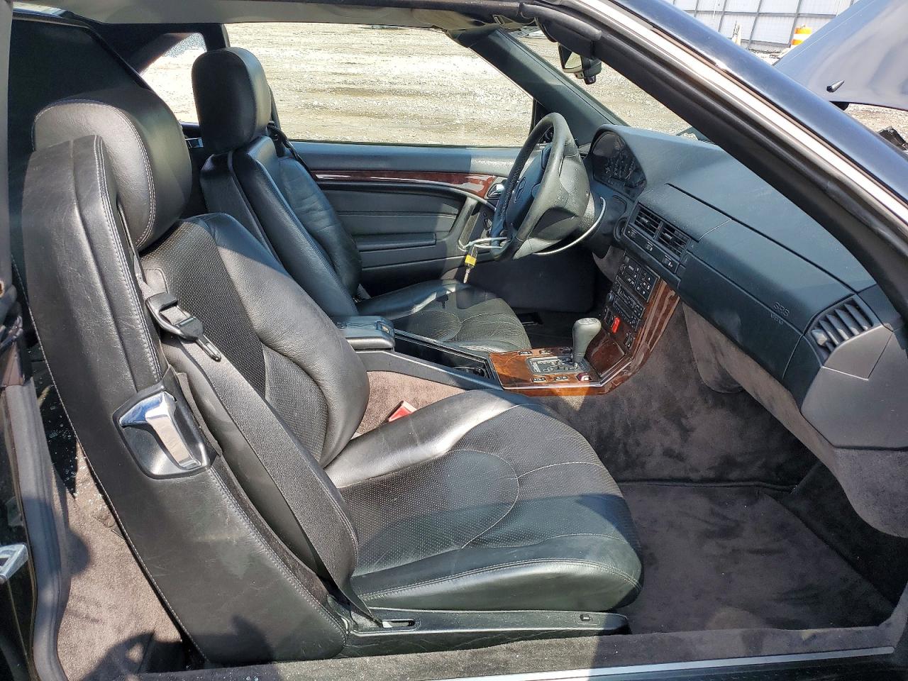 1996 Mercedes-benz Sl 500 Black vin: WDBFA67F9TF133697