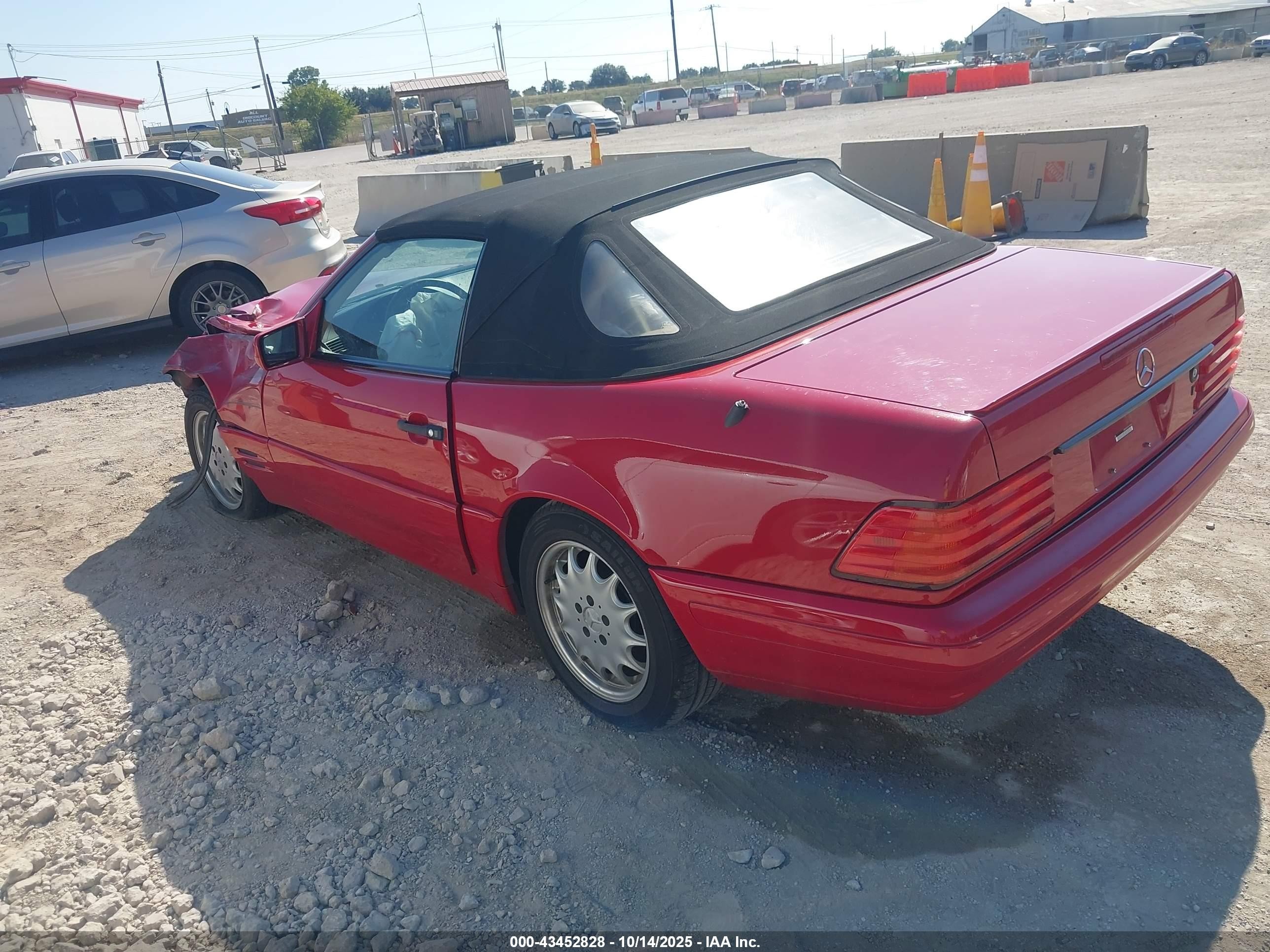 1997 Mercedes-benz Sl 500   Red vin: WDBFA67F9VF146551