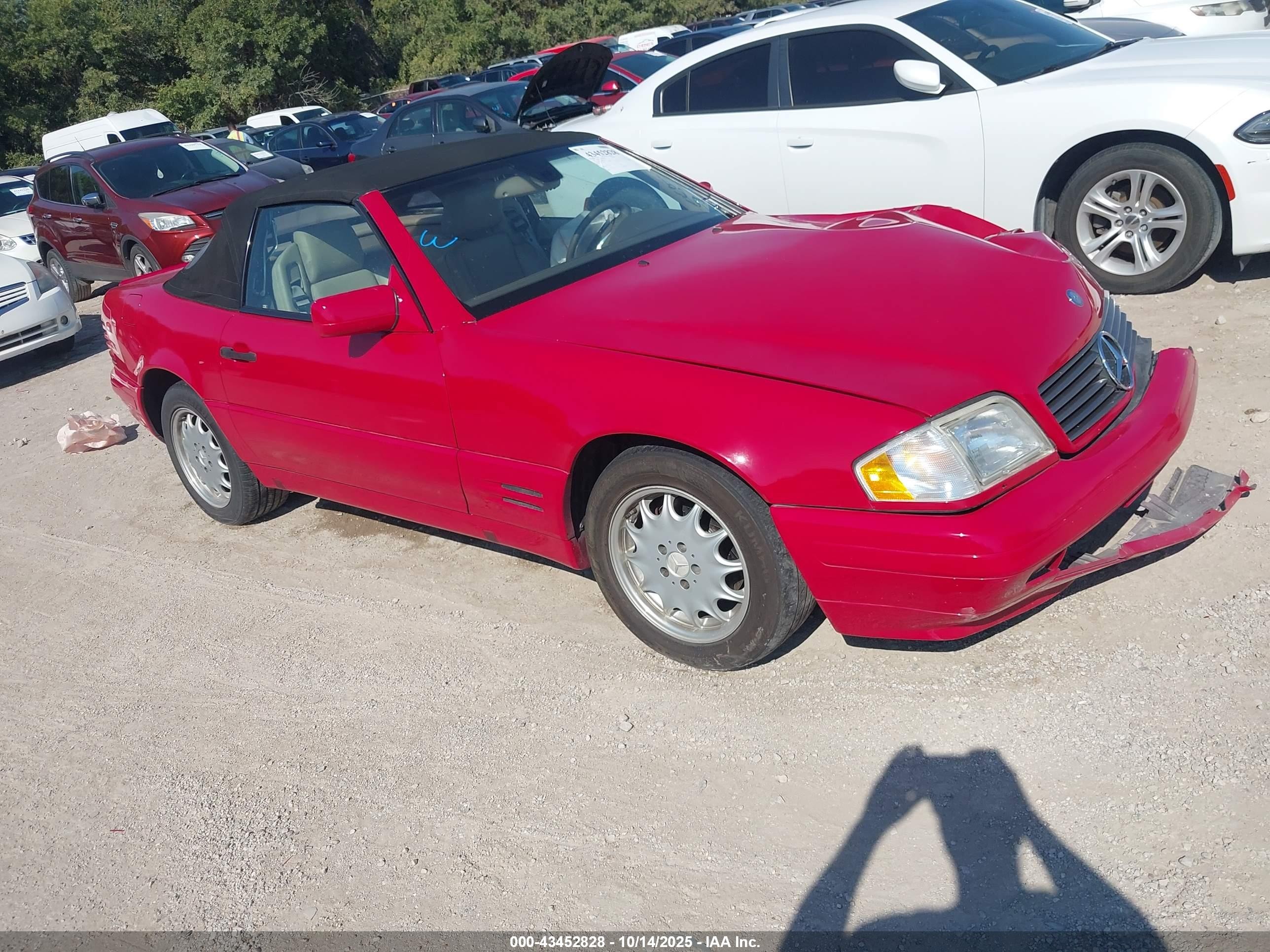 1997 Mercedes-benz Sl 500   Красный vin: WDBFA67F9VF146551