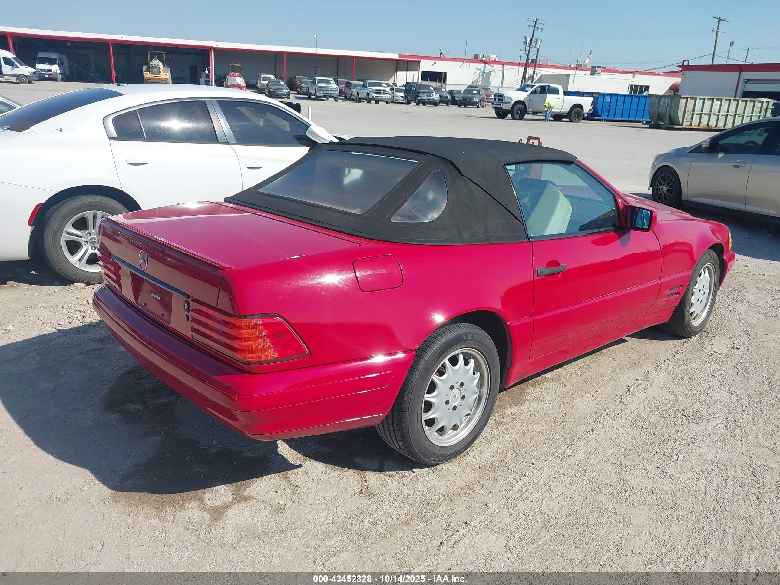 1997 Mercedes-benz Sl 500   Red vin: WDBFA67F9VF146551