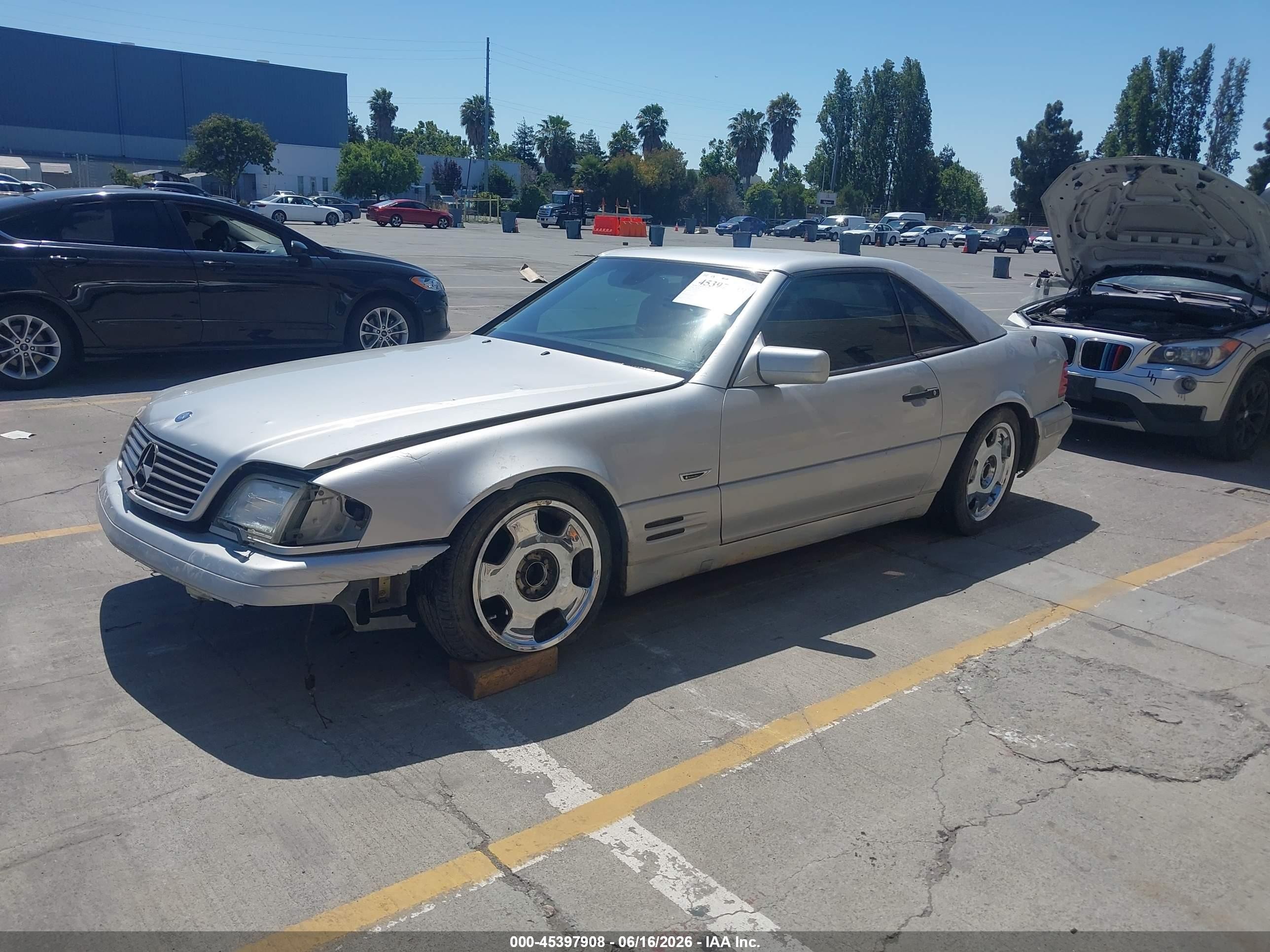 1998 Mercedes-benz Sl 500   Gray vin: WDBFA67F9WF152657