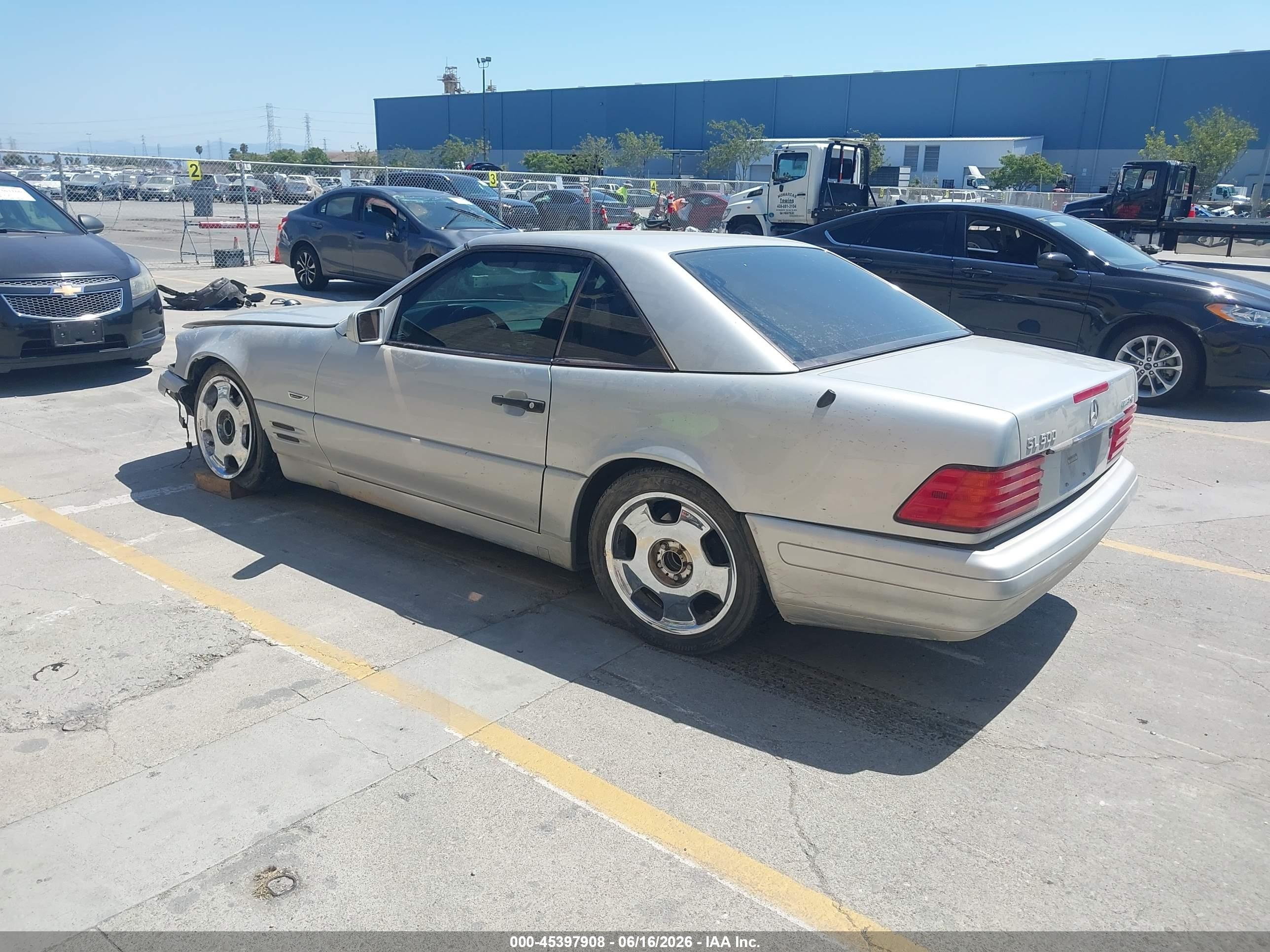 1998 Mercedes-benz Sl 500   Gray vin: WDBFA67F9WF152657
