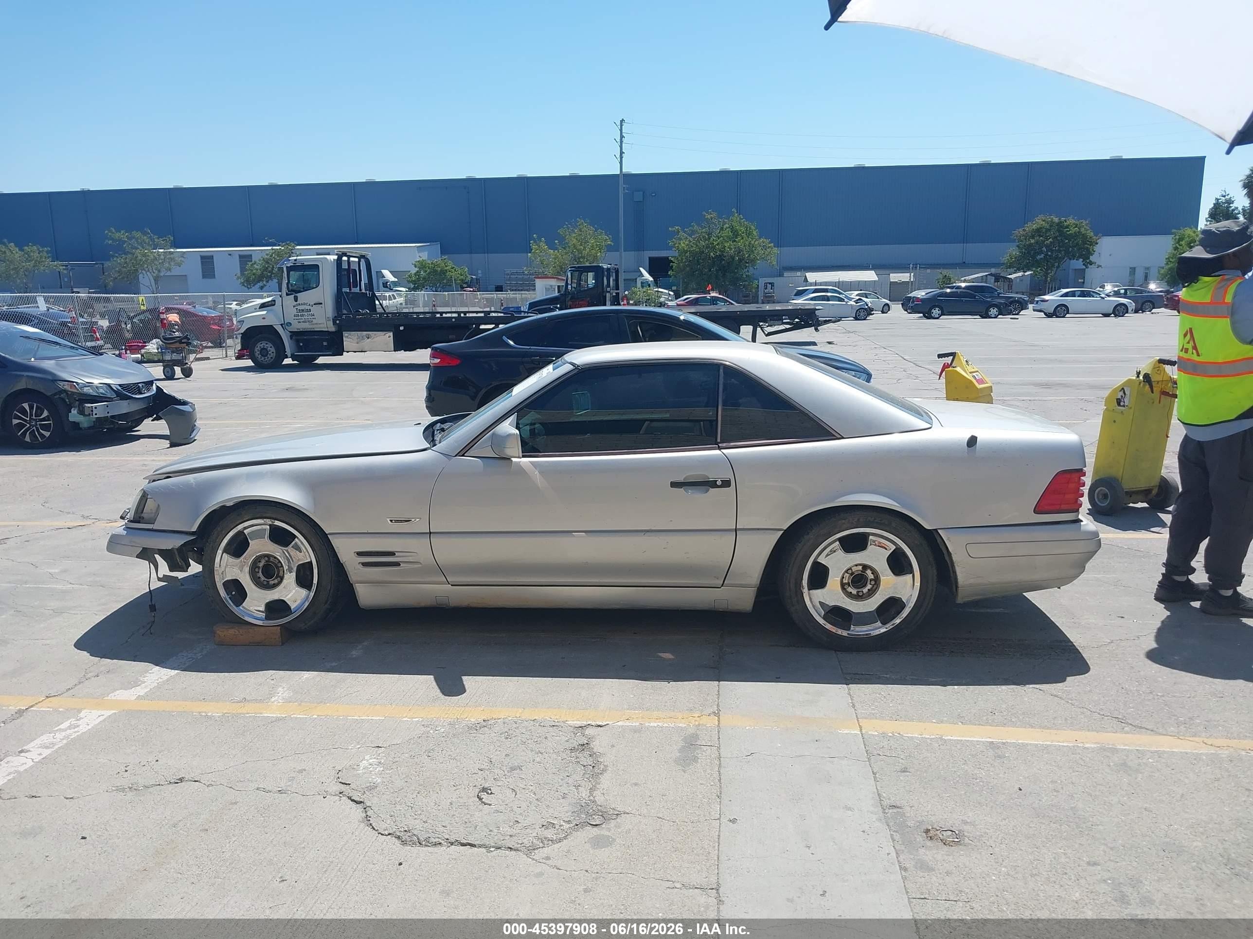 1998 Mercedes-benz Sl 500   Gray vin: WDBFA67F9WF152657