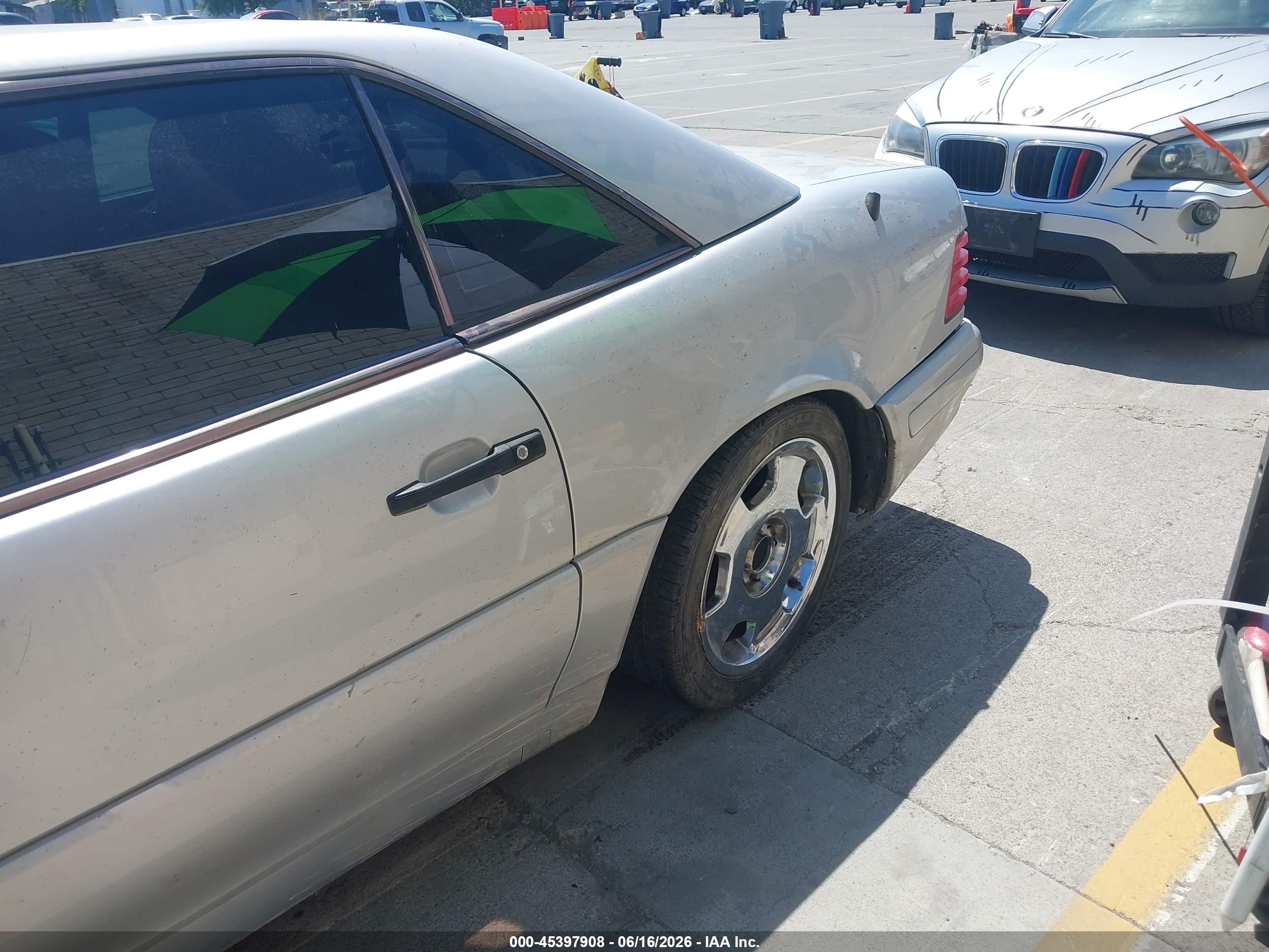 1998 Mercedes-benz Sl 500   Gray vin: WDBFA67F9WF152657