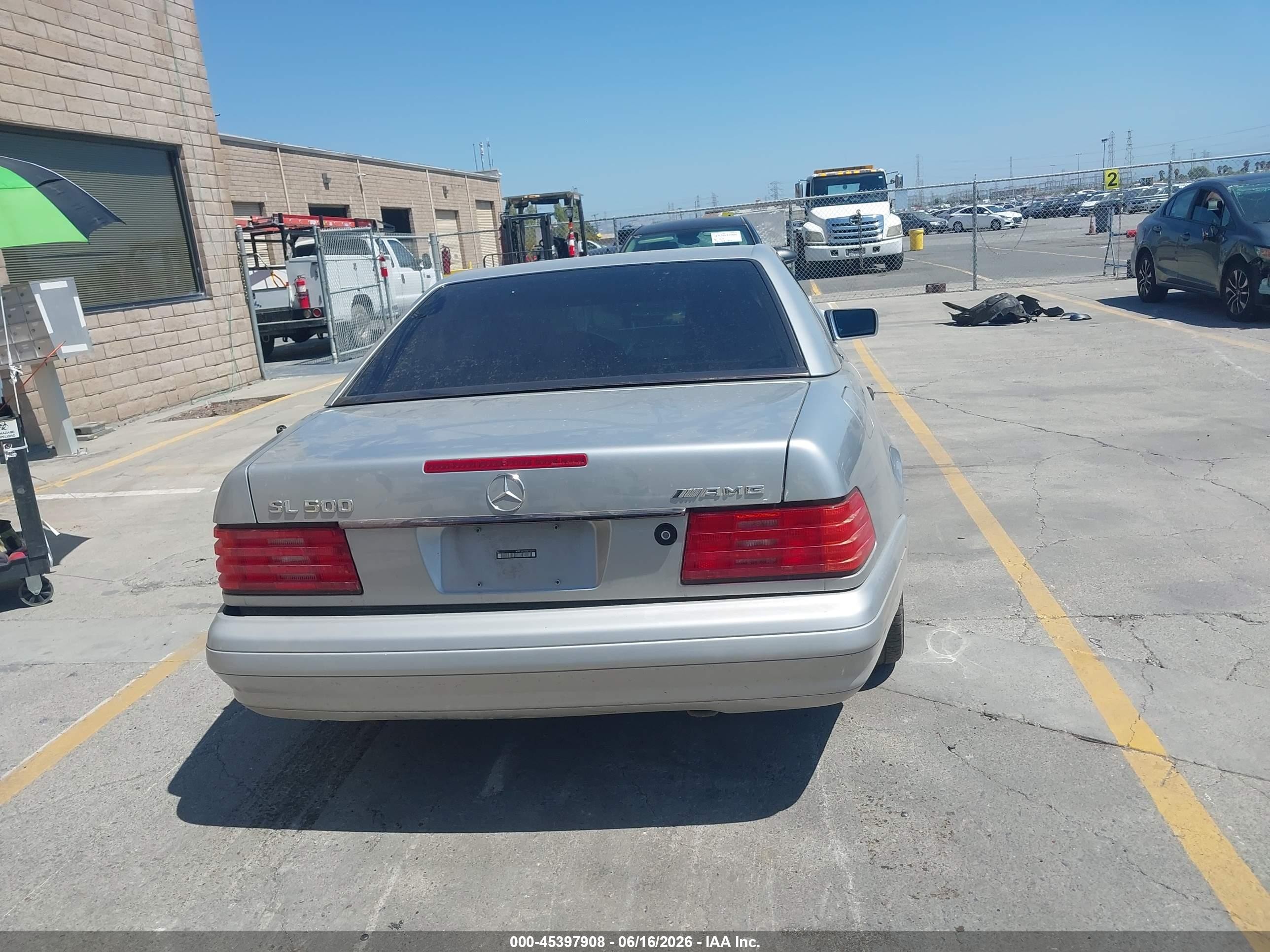 1998 Mercedes-benz Sl 500   Gray vin: WDBFA67F9WF152657