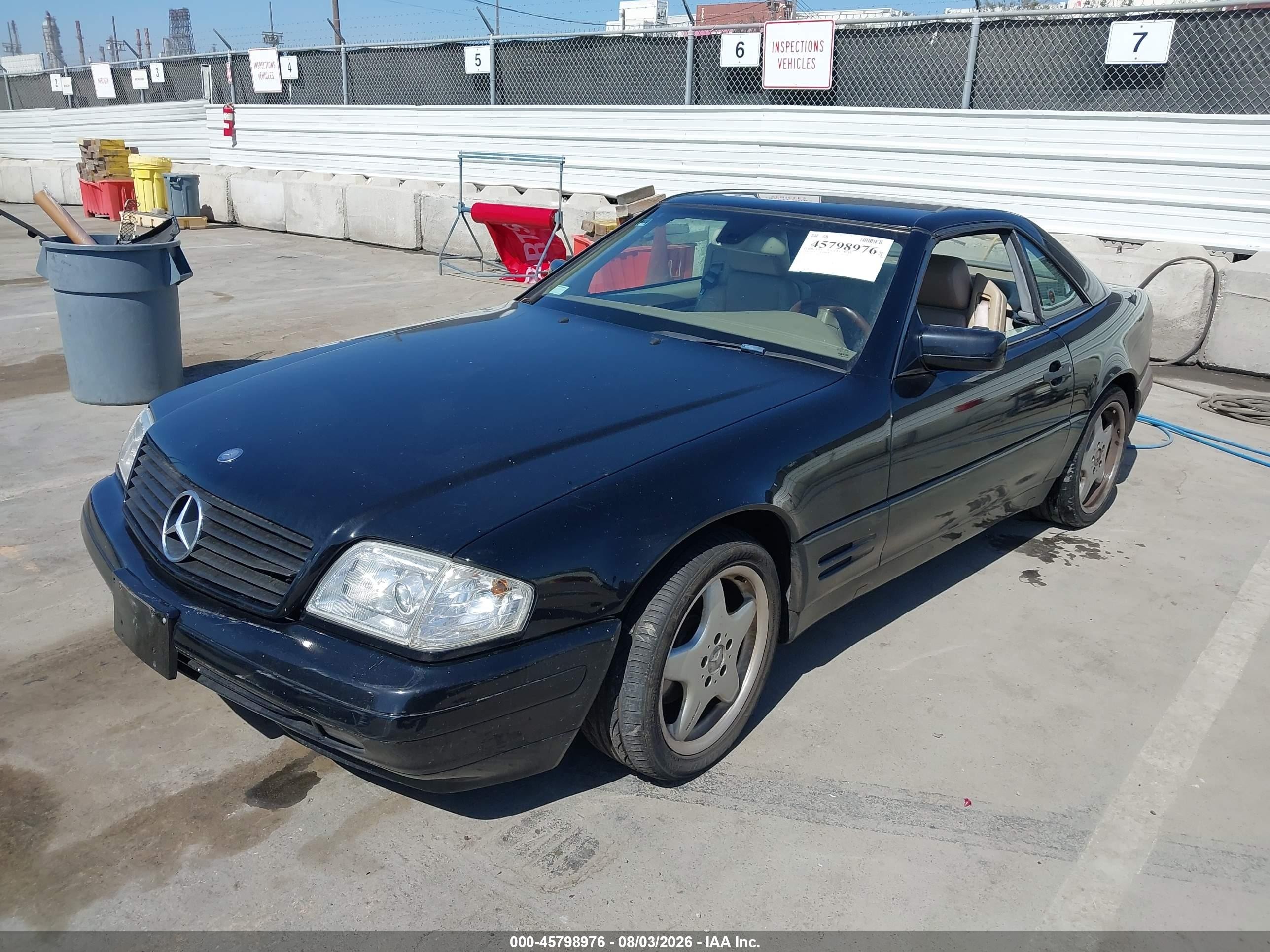 1998 Mercedes-benz Sl 500   Черный vin: WDBFA67F9WF167336
