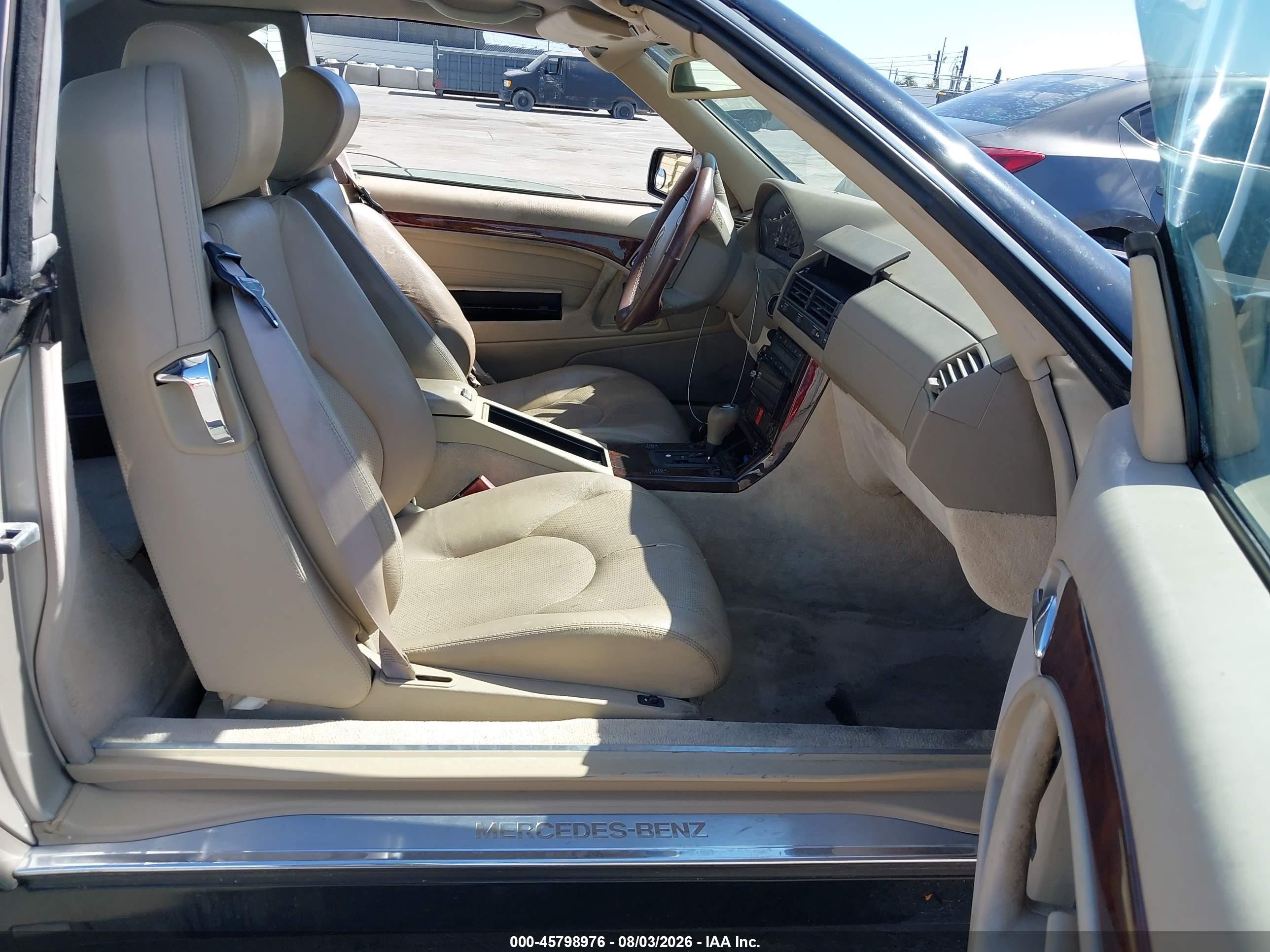 1998 Mercedes-benz Sl 500   Черный vin: WDBFA67F9WF167336