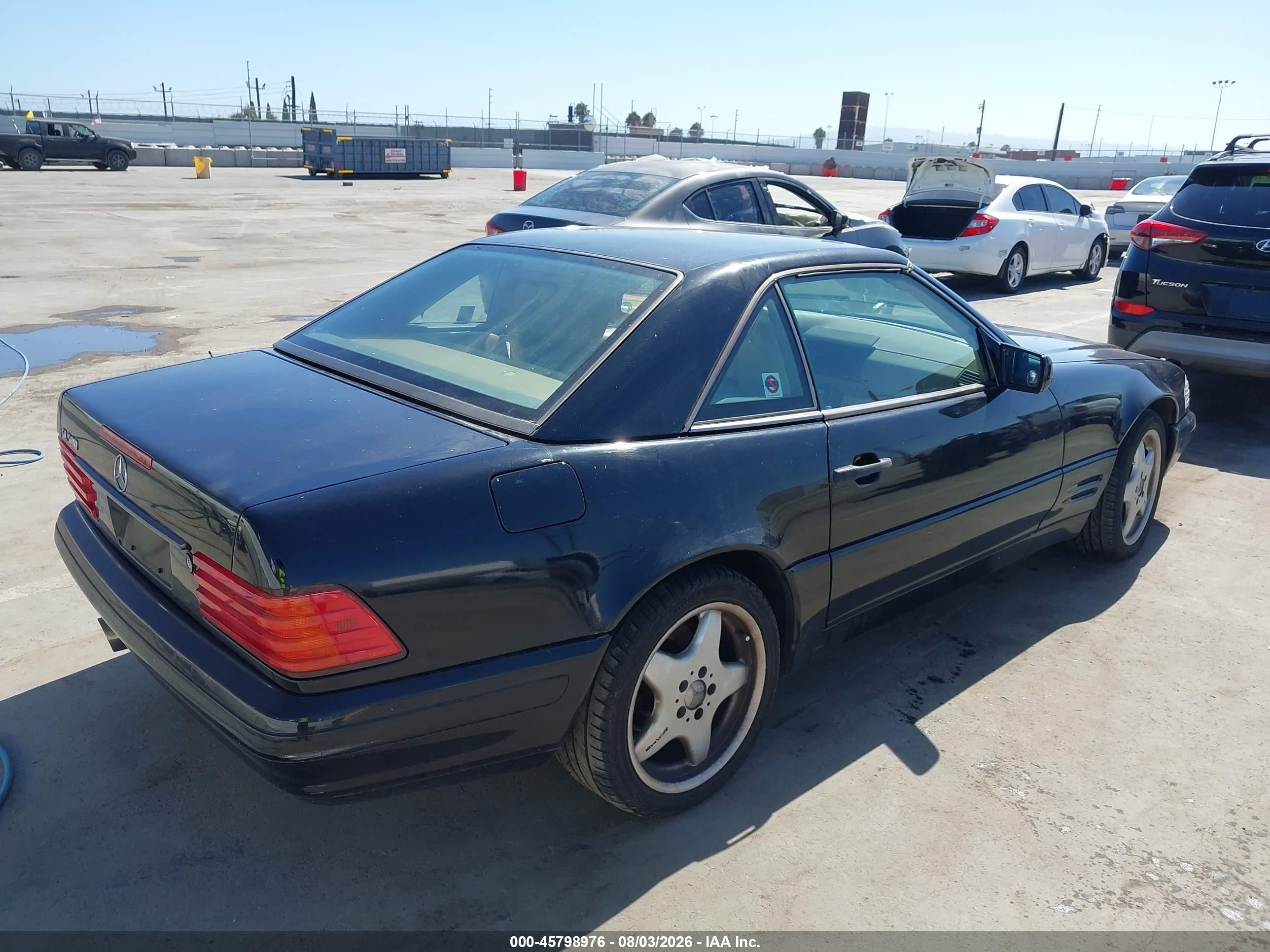 1998 Mercedes-benz Sl 500   Черный vin: WDBFA67F9WF167336