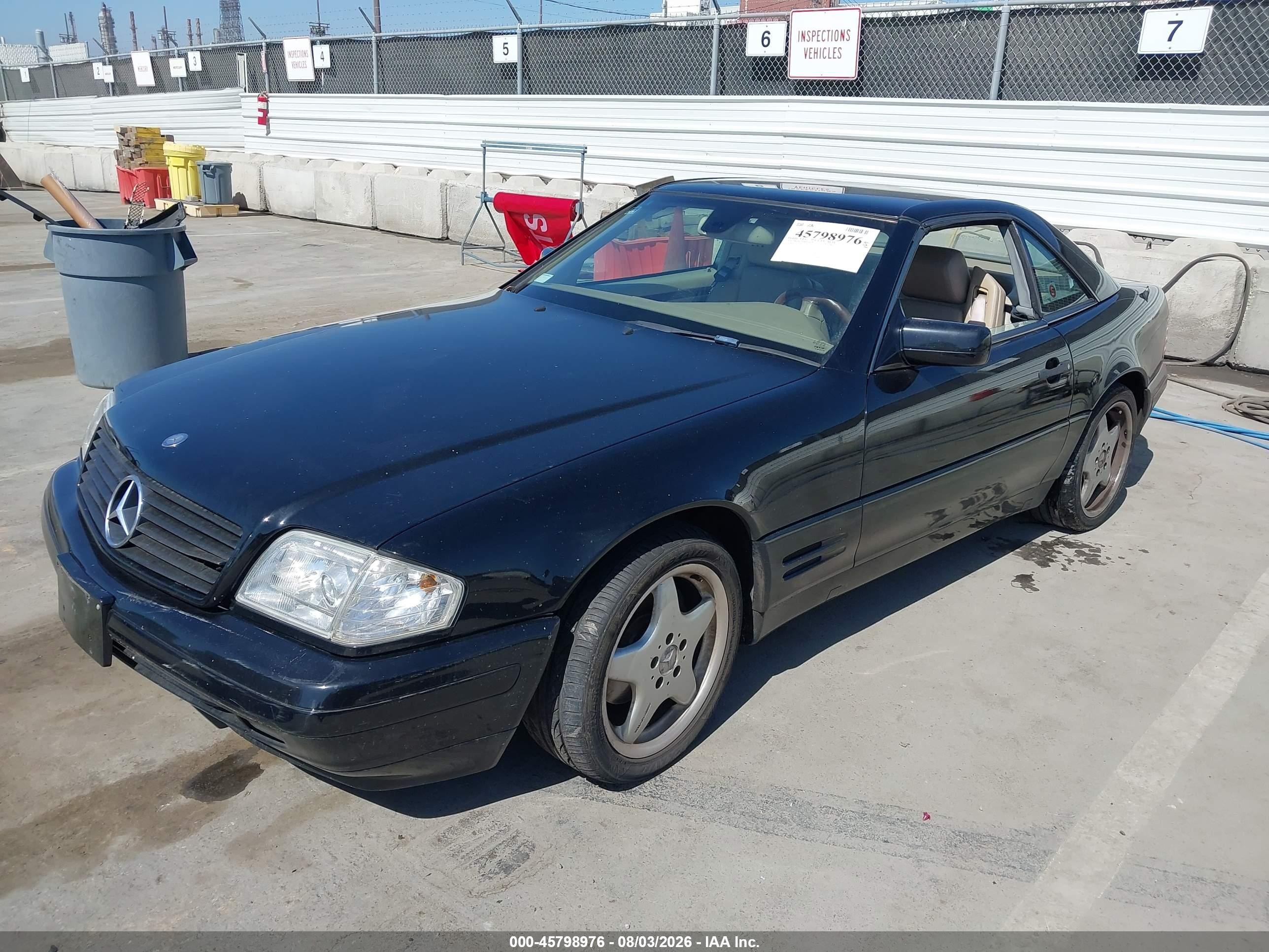 1998 Mercedes-benz Sl 500   Черный vin: WDBFA67F9WF167336