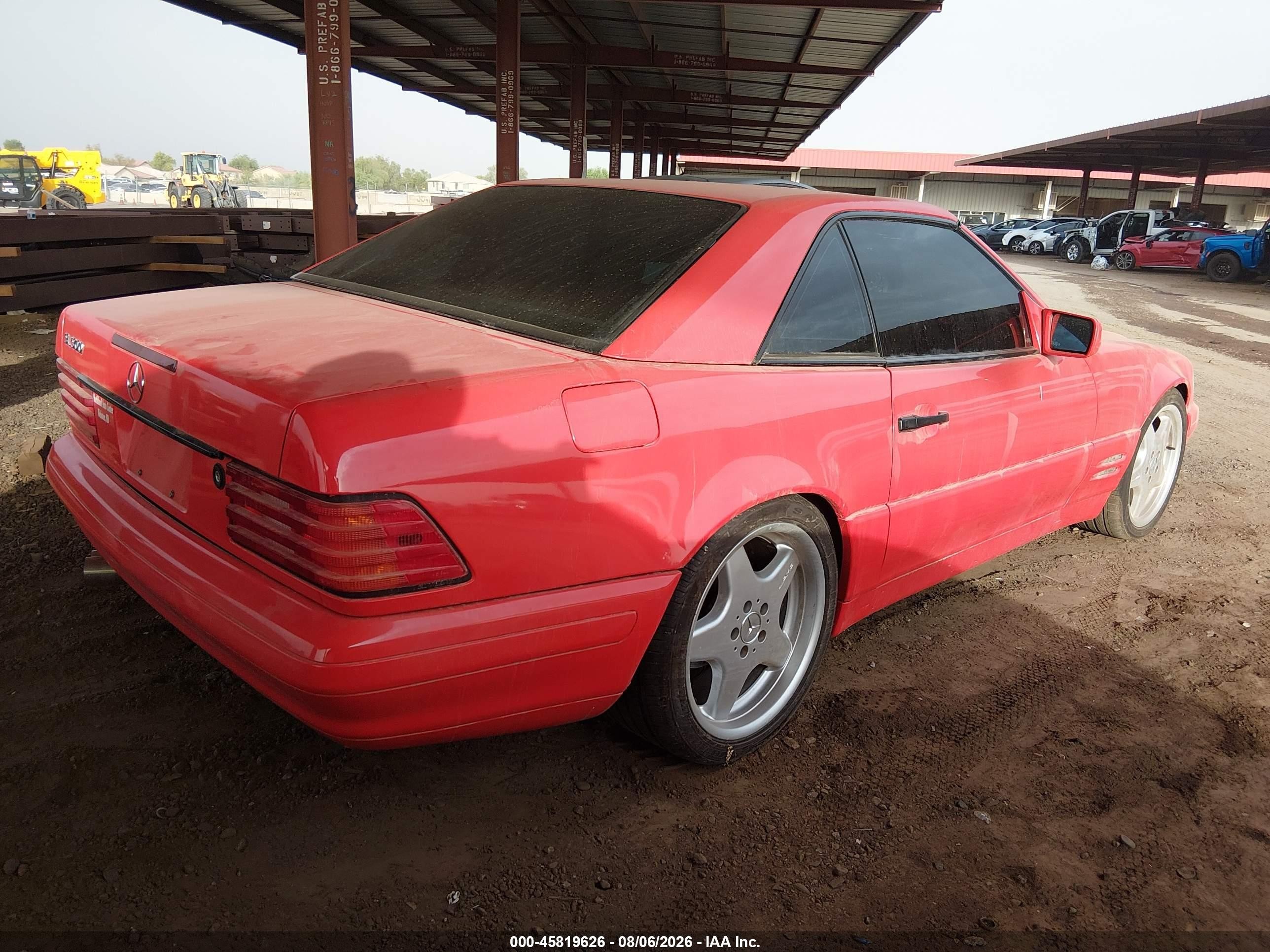 1998 Mercedes-benz Sl 500   Red vin: WDBFA67F9WF169880