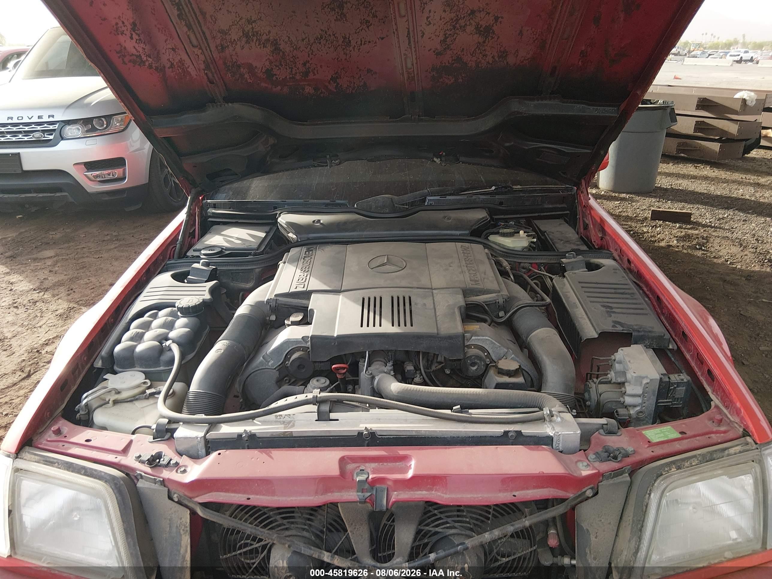 1998 Mercedes-benz Sl 500   Red vin: WDBFA67F9WF169880