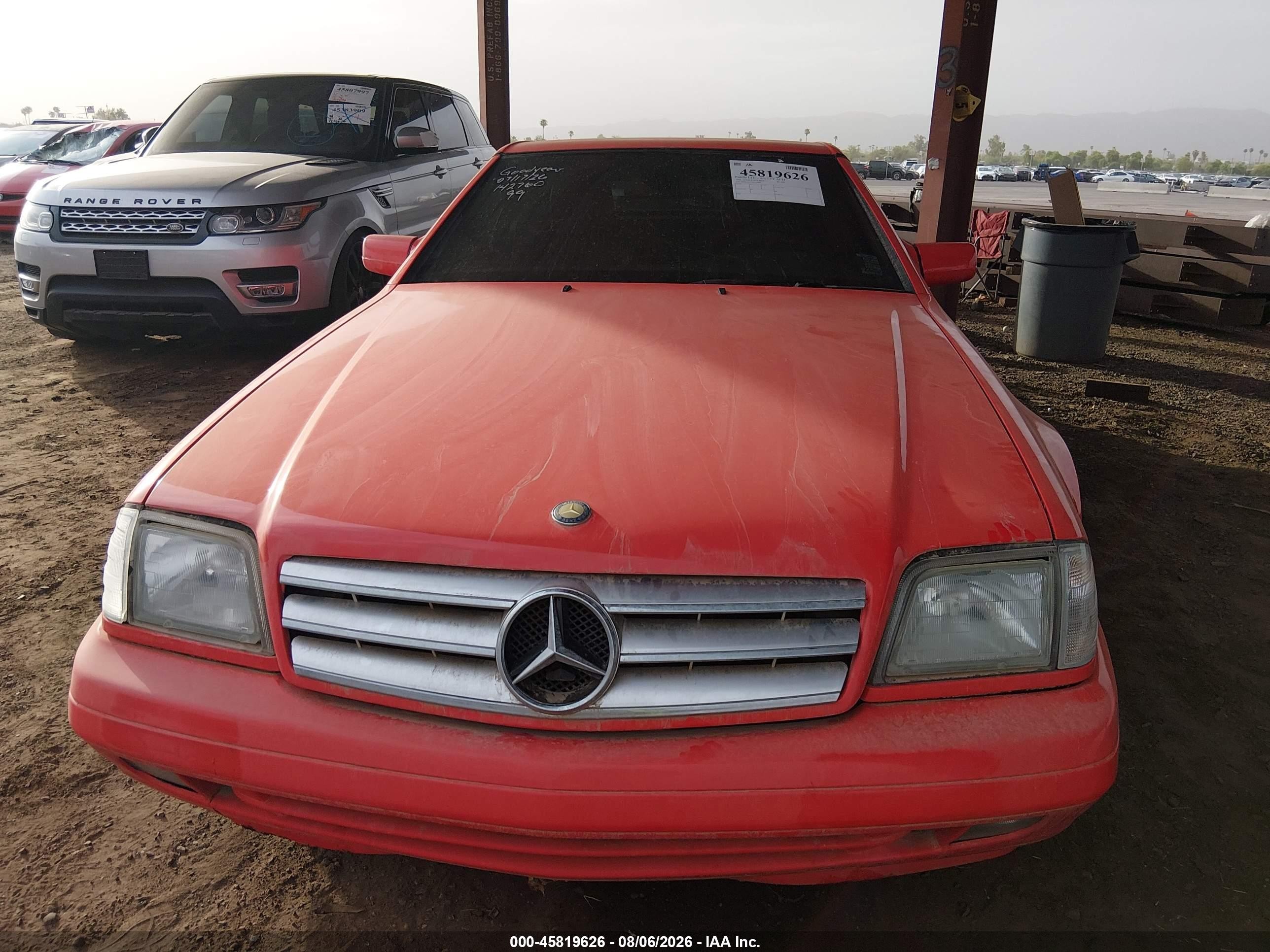 1998 Mercedes-benz Sl 500   Red vin: WDBFA67F9WF169880
