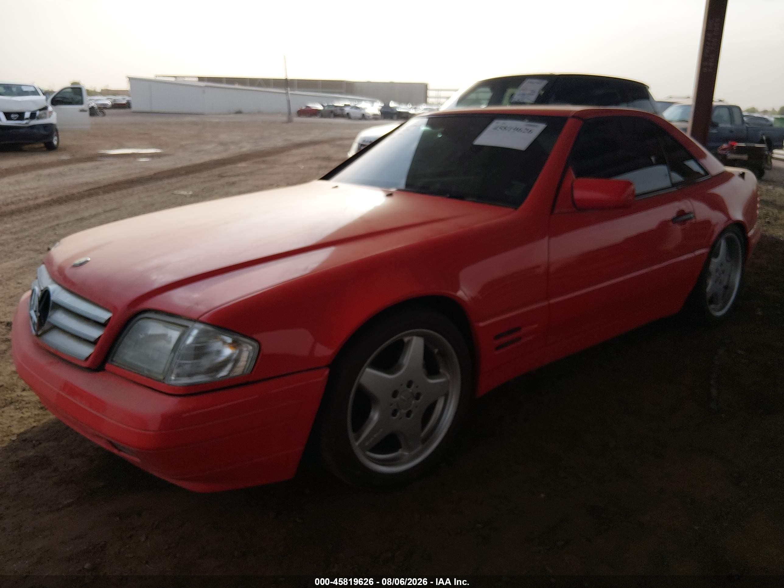 1998 Mercedes-benz Sl 500   Red vin: WDBFA67F9WF169880