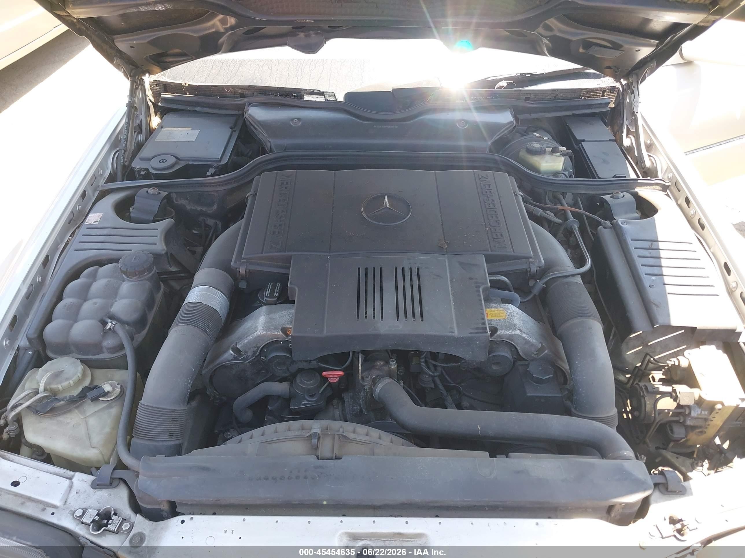 1997 Mercedes-benz Sl 500   Silver vin: WDBFA67FXVF141360