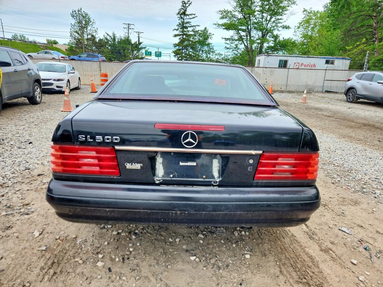 1997 Mercedes-benz Sl 500 Черный vin: WDBFA67FXVF147126