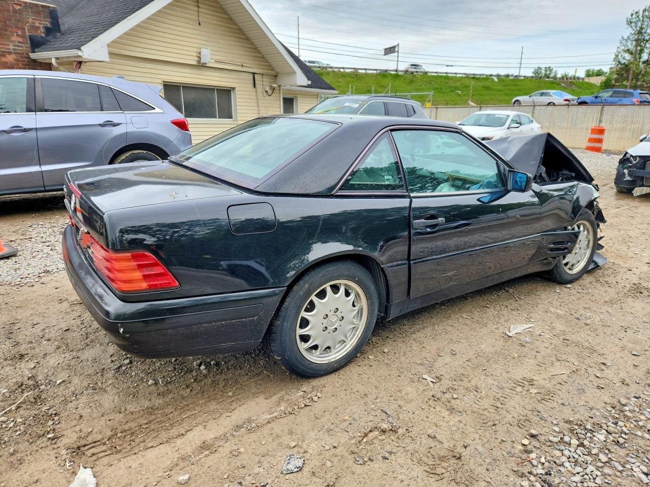 1997 Mercedes-benz Sl 500 Черный vin: WDBFA67FXVF147126