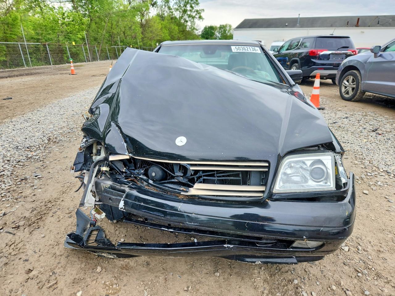 1997 Mercedes-benz Sl 500 Черный vin: WDBFA67FXVF147126