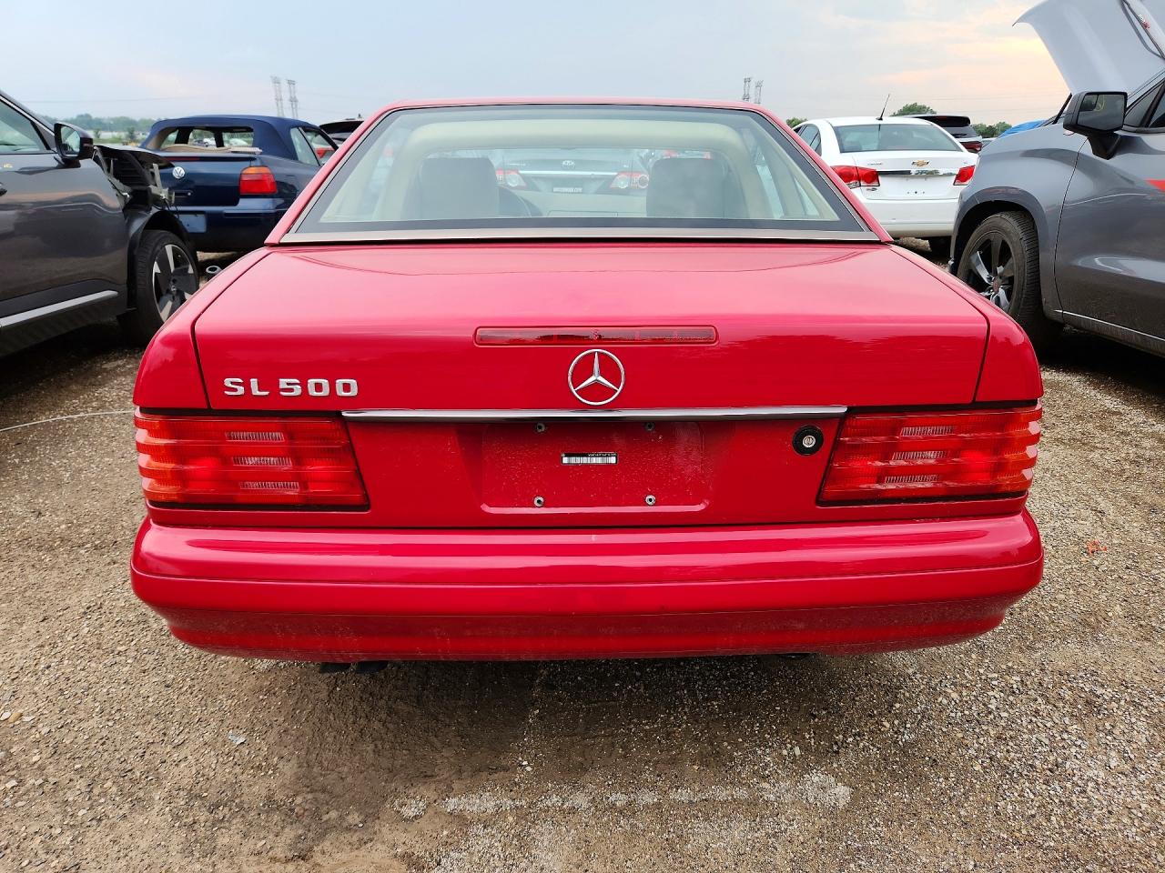 1998 Mercedes-benz Sl 500 Red vin: WDBFA67FXWF157995