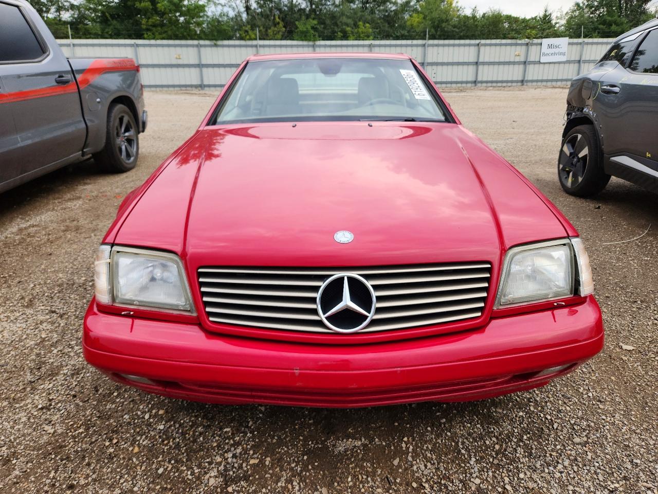 1998 Mercedes-benz Sl 500 Red vin: WDBFA67FXWF157995