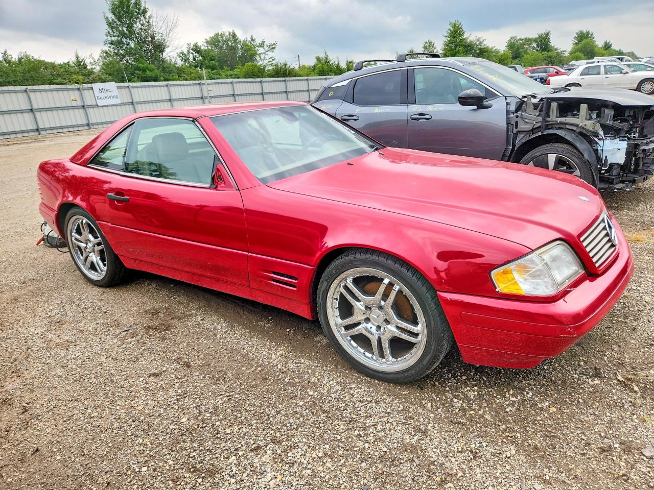 1998 Mercedes-benz Sl 500 Red vin: WDBFA67FXWF157995