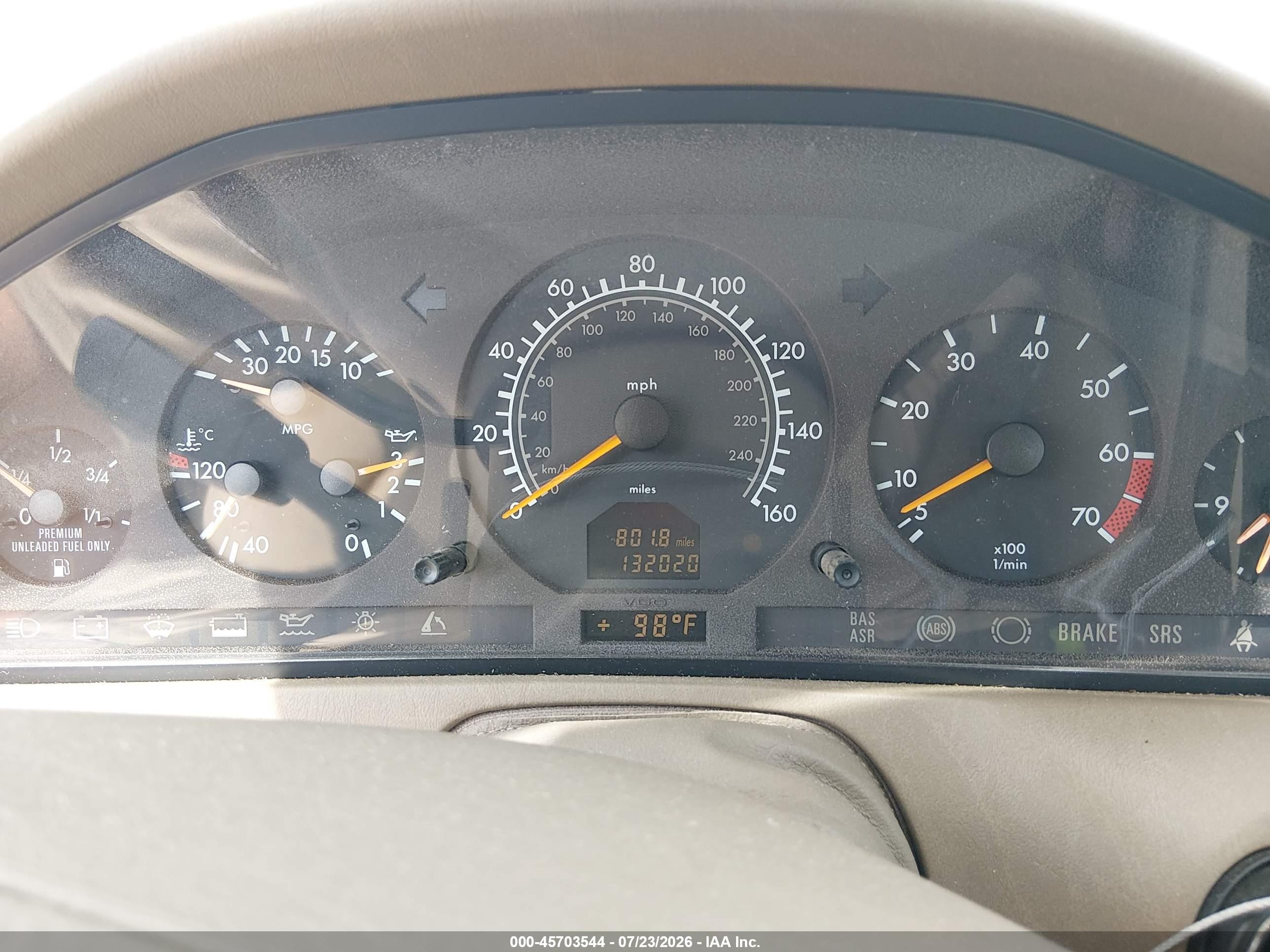 1998 Mercedes-benz Sl 500   Tan vin: WDBFA67FXWF164199