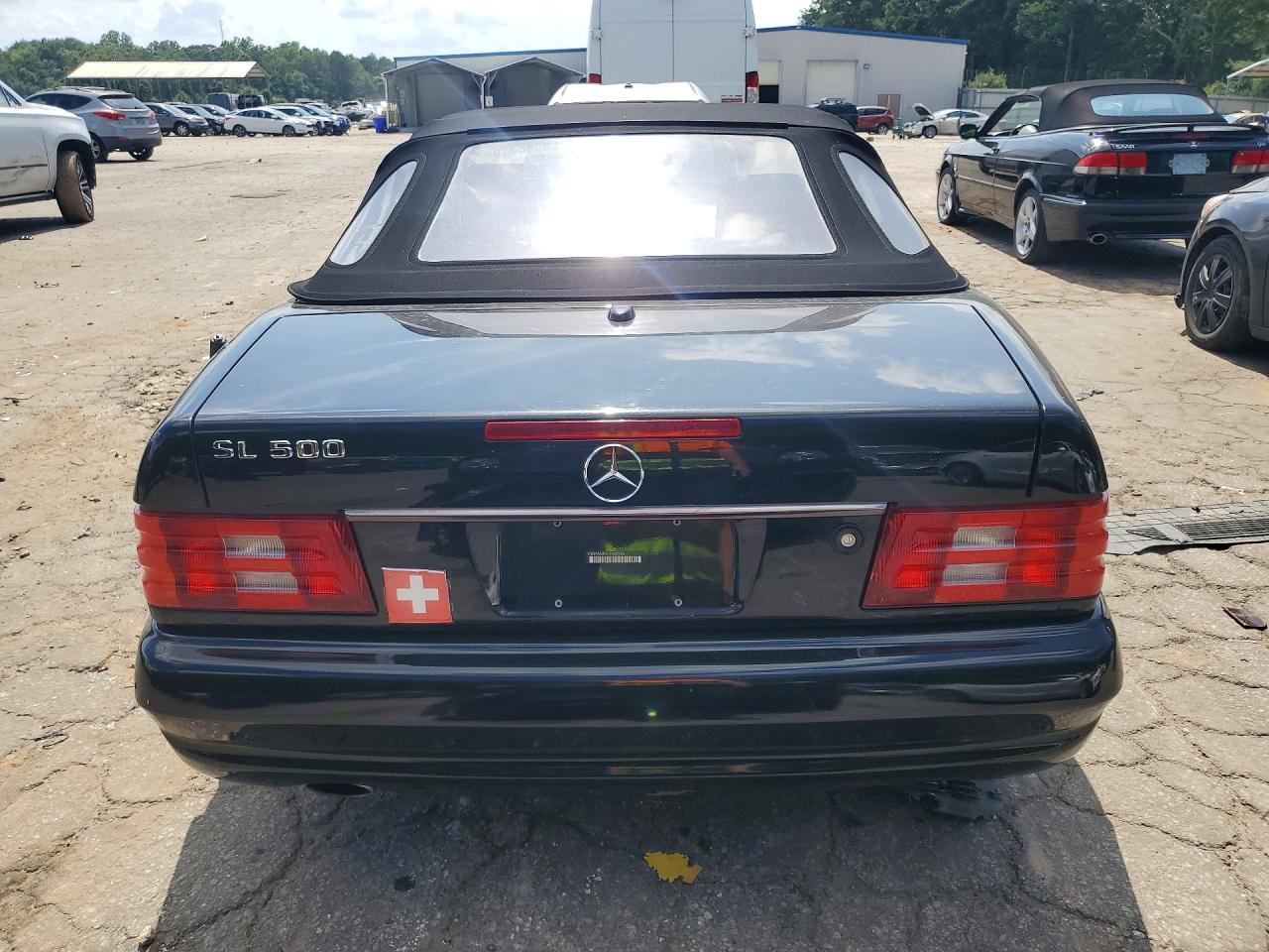 2001 Mercedes-benz Sl 500 Black vin: WDBFA68F01F200702