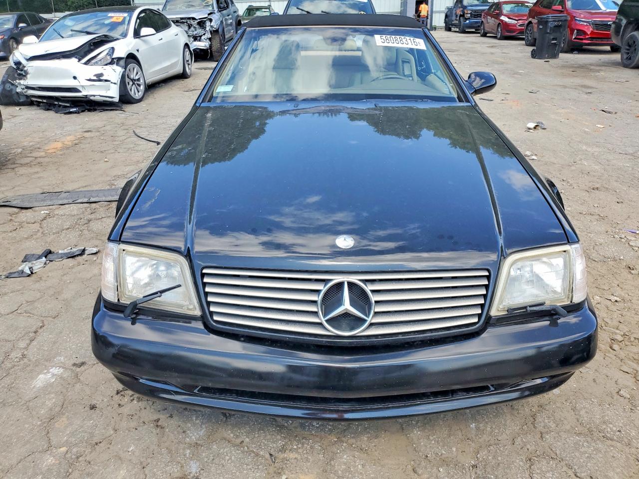 2001 Mercedes-benz Sl 500 Black vin: WDBFA68F01F200702