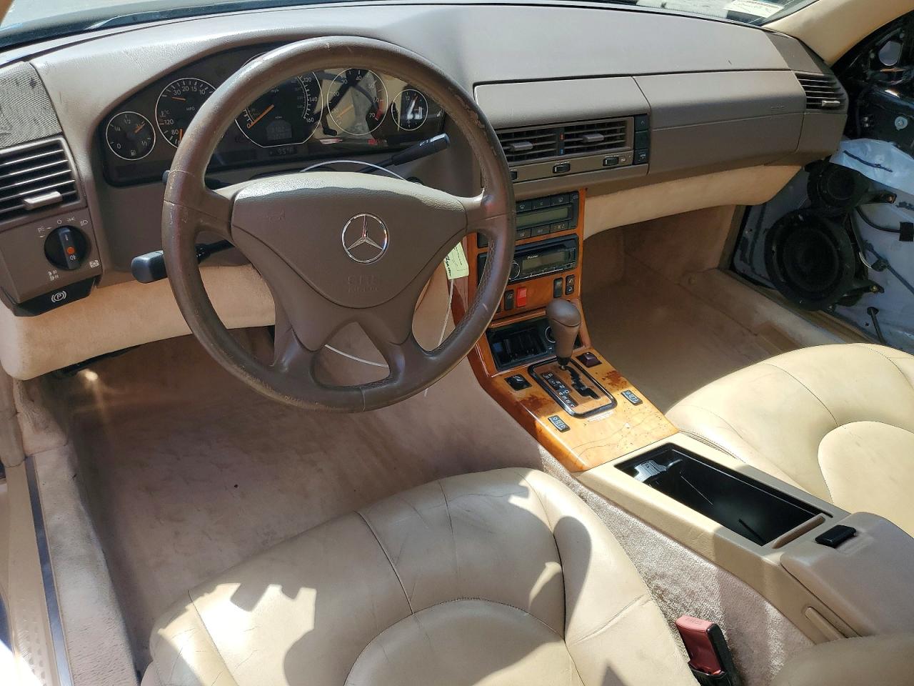 2001 Mercedes-benz Sl 500 Black vin: WDBFA68F01F200702