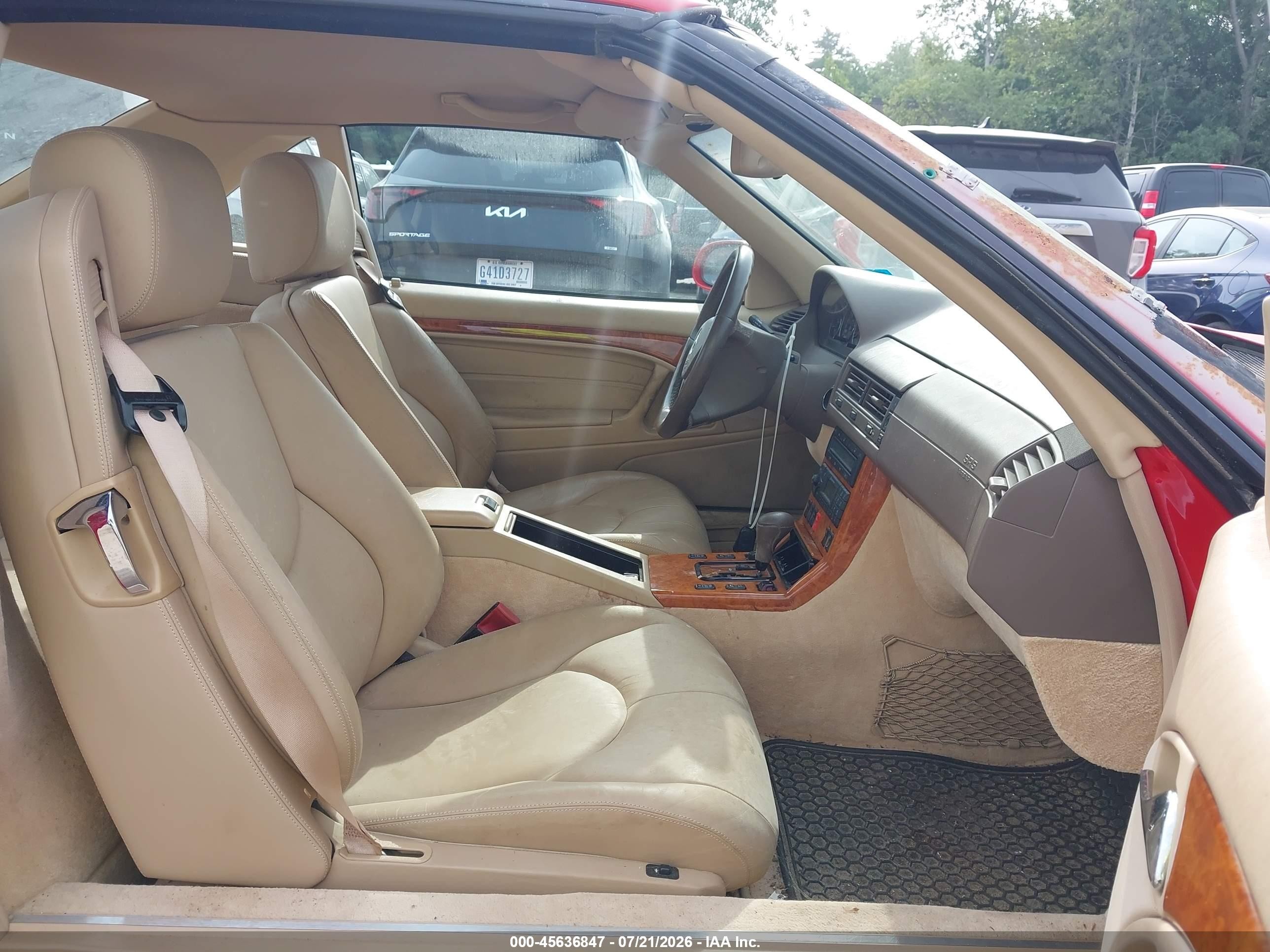 2002 Mercedes-benz Sl 500   Red vin: WDBFA68F02F204895