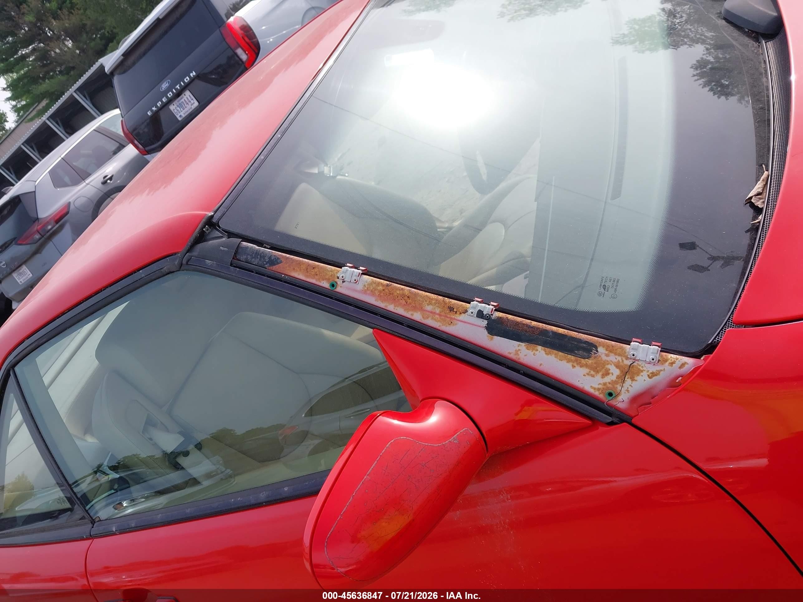 2002 Mercedes-benz Sl 500   Red vin: WDBFA68F02F204895