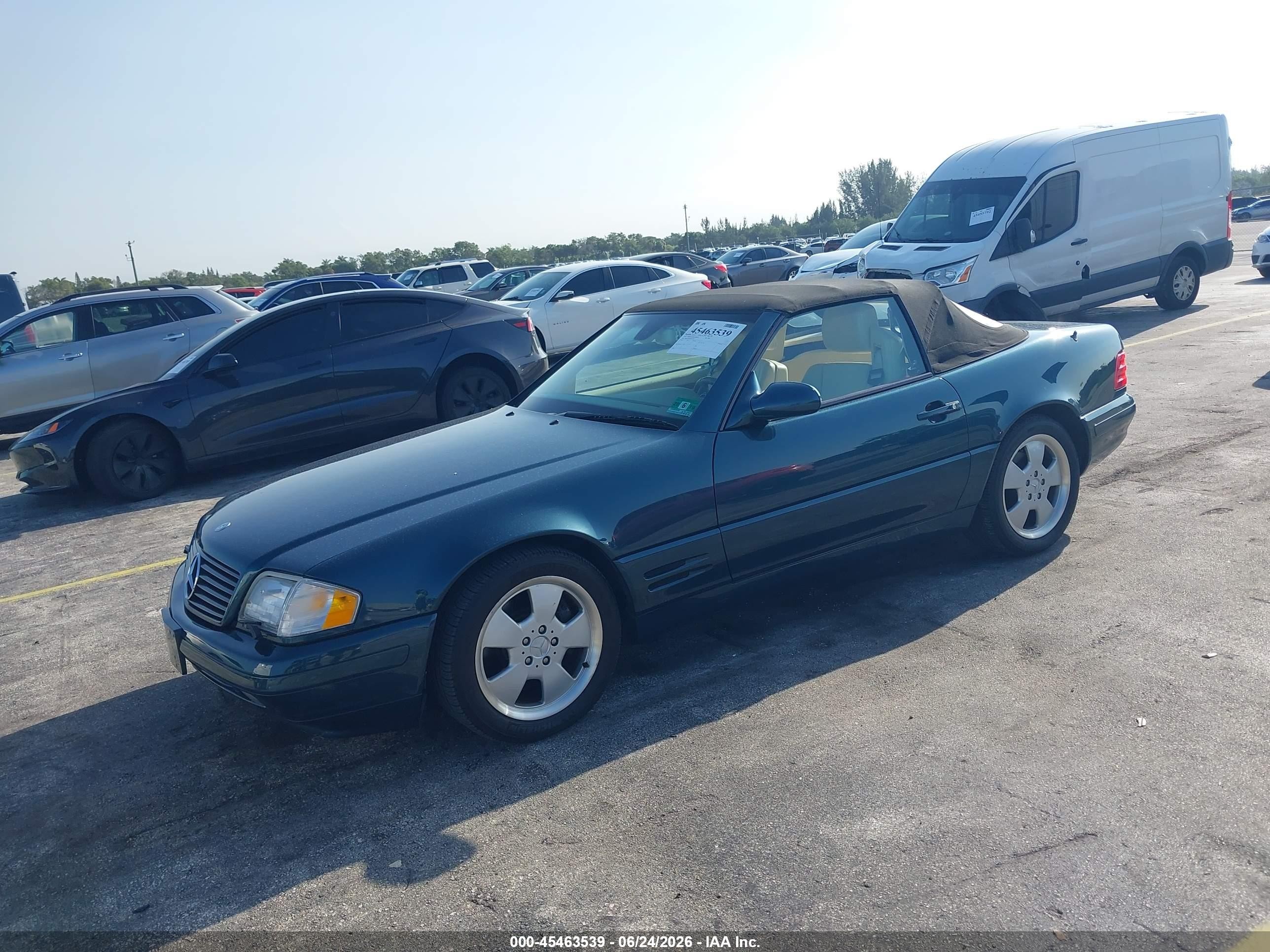 1999 Mercedes-benz Sl 500   Blue vin: WDBFA68F0XF185207