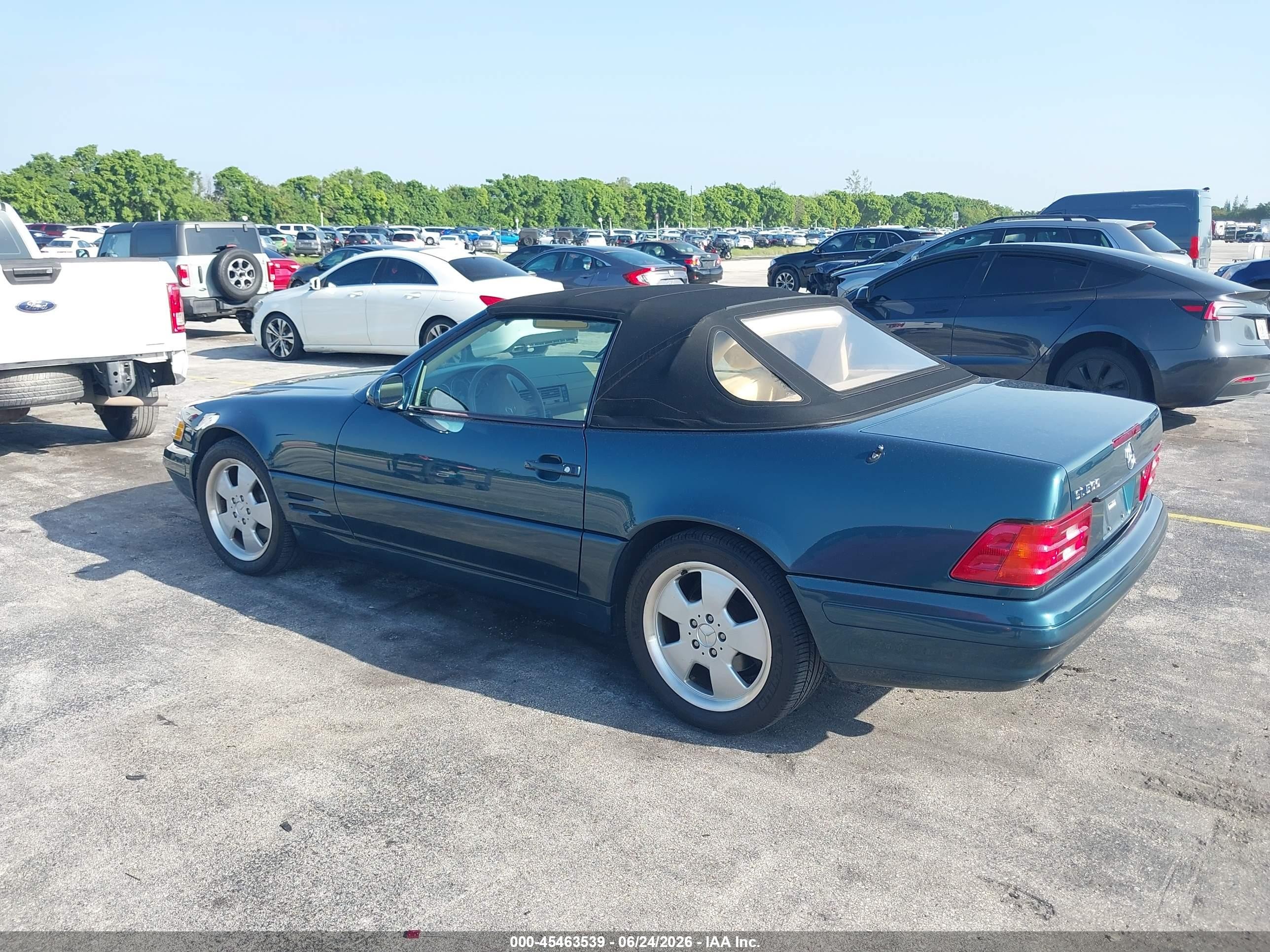 1999 Mercedes-benz Sl 500   Blue vin: WDBFA68F0XF185207