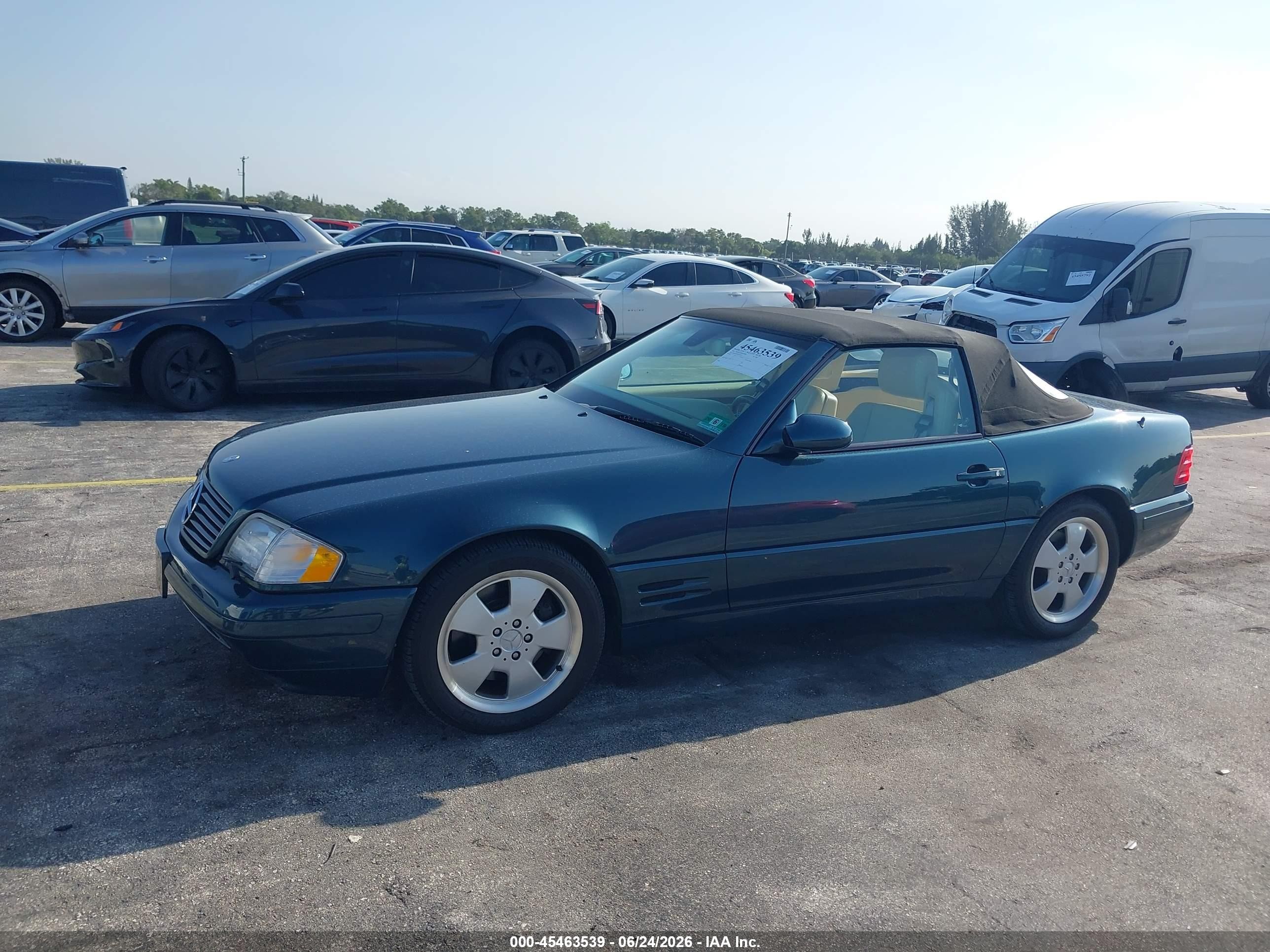 1999 Mercedes-benz Sl 500   Blue vin: WDBFA68F0XF185207