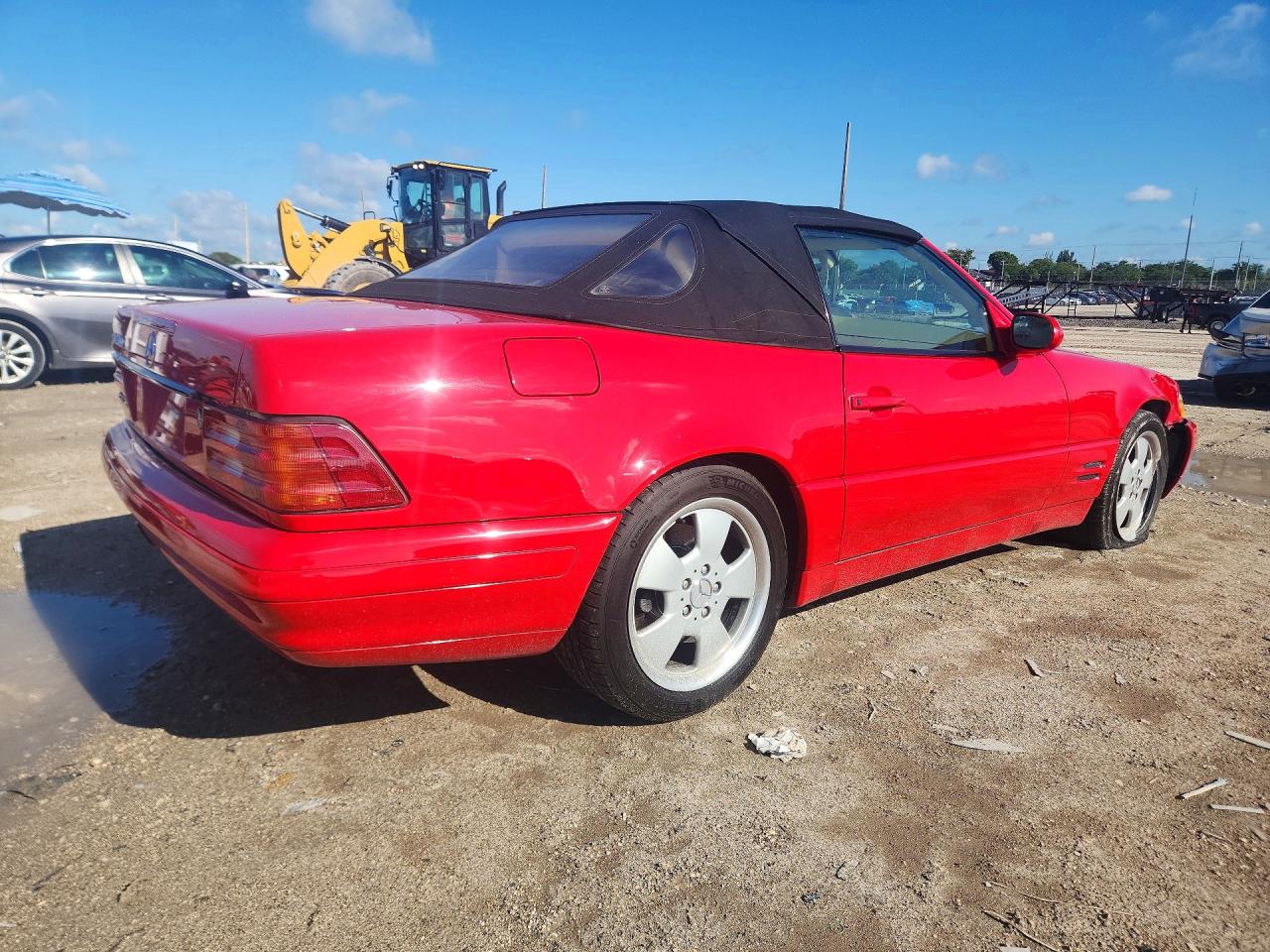 1999 Mercedes-benz Sl 500 Red vin: WDBFA68F1XF173809