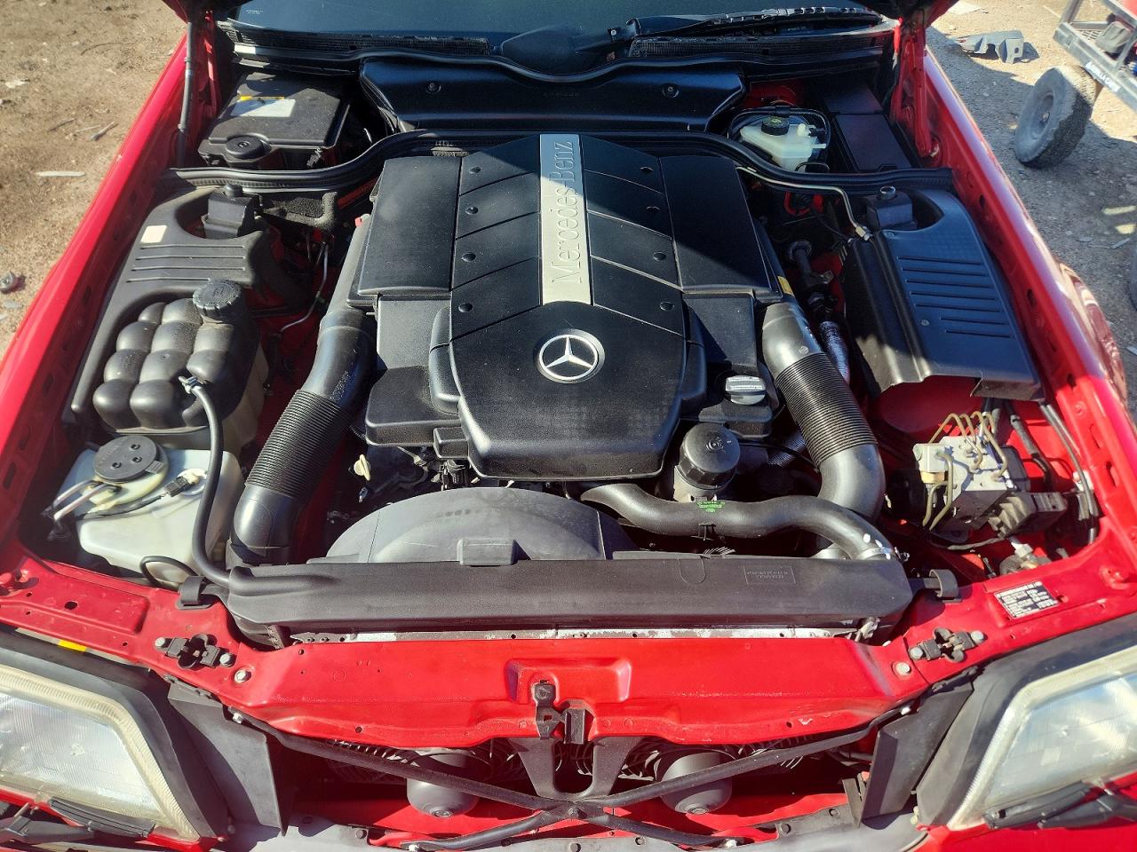 1999 Mercedes-benz Sl 500 Red vin: WDBFA68F1XF173809