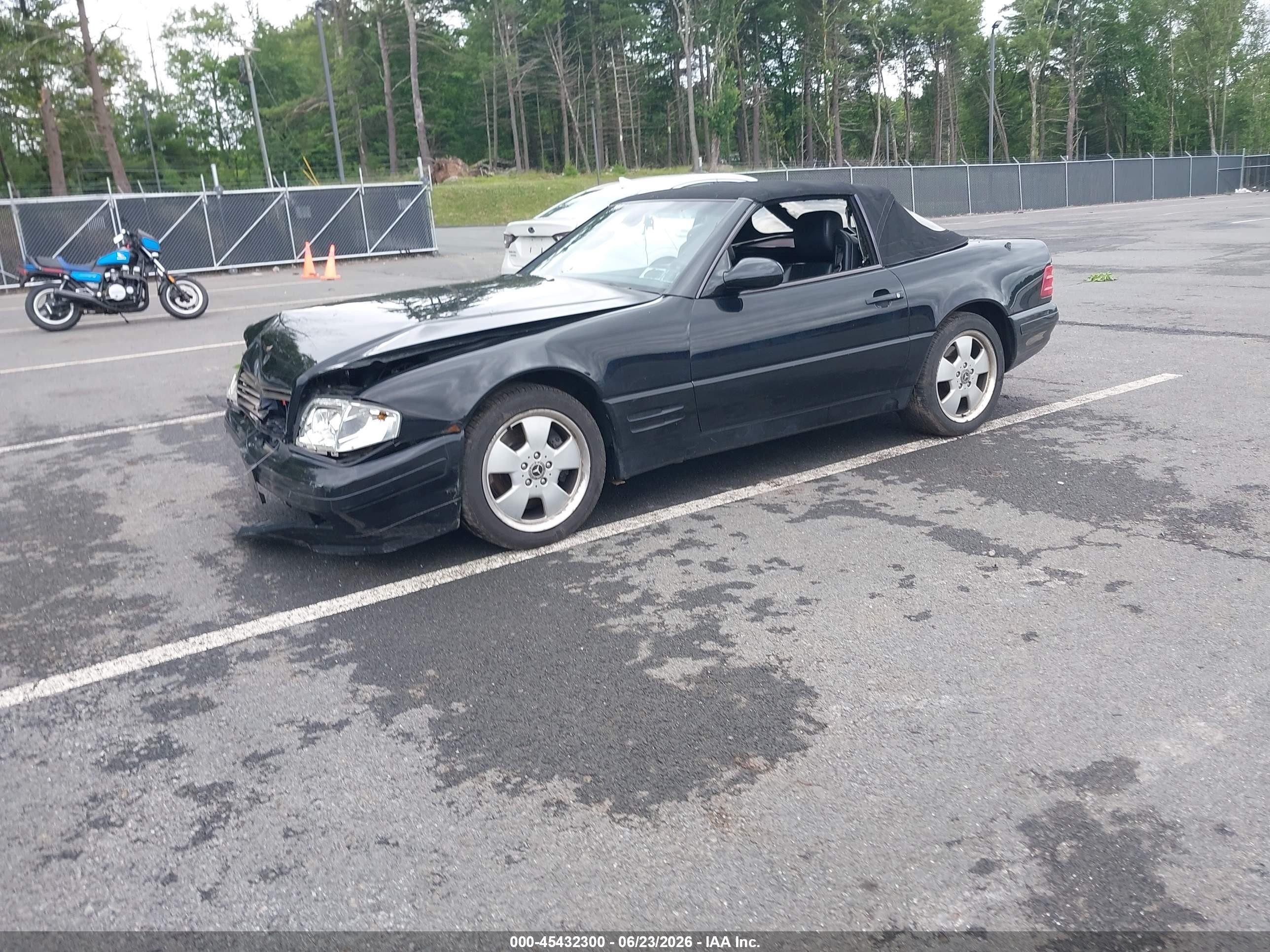 1999 Mercedes-benz Sl 500   Black vin: WDBFA68F1XF175740