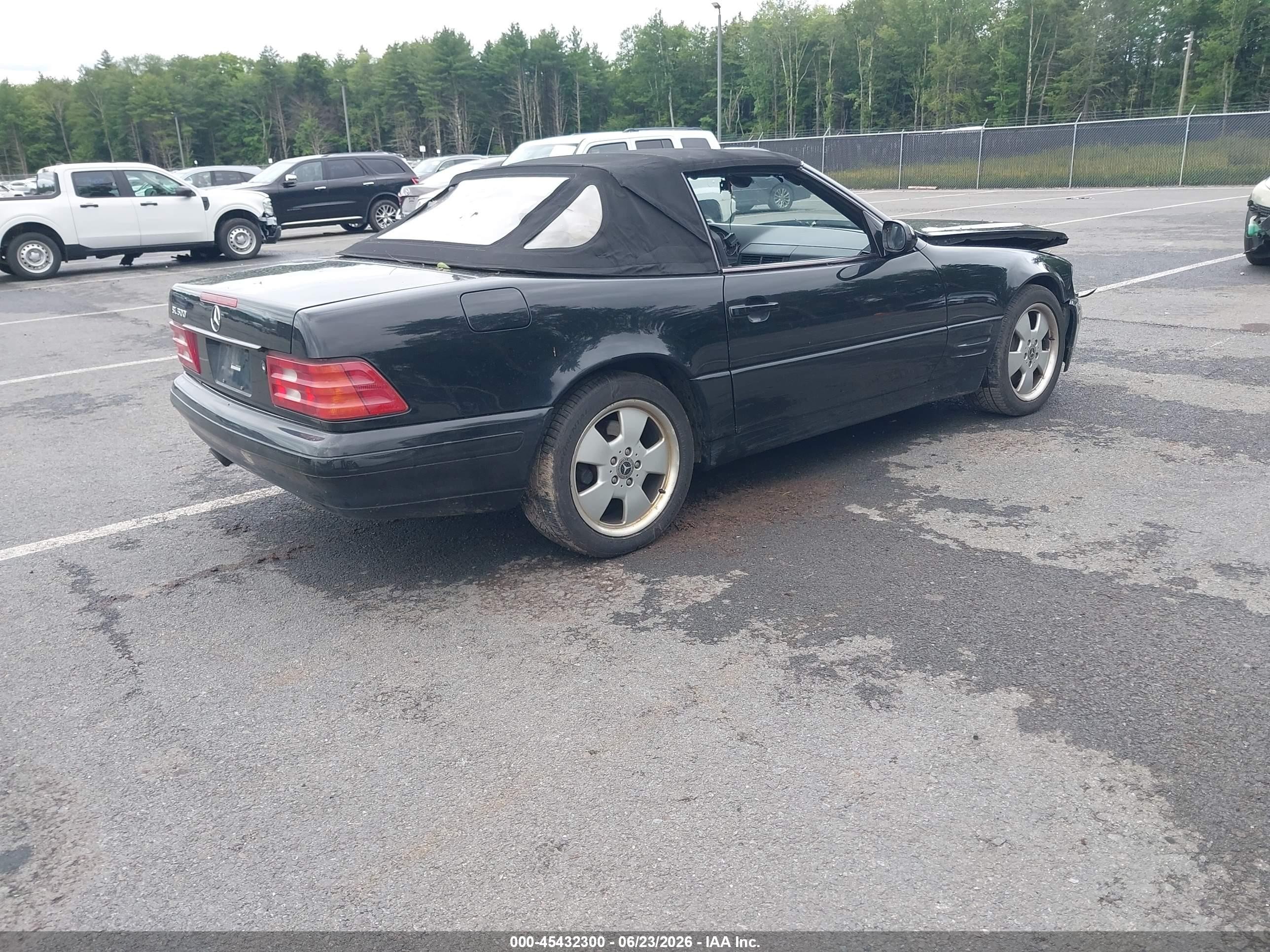 1999 Mercedes-benz Sl 500   Black vin: WDBFA68F1XF175740