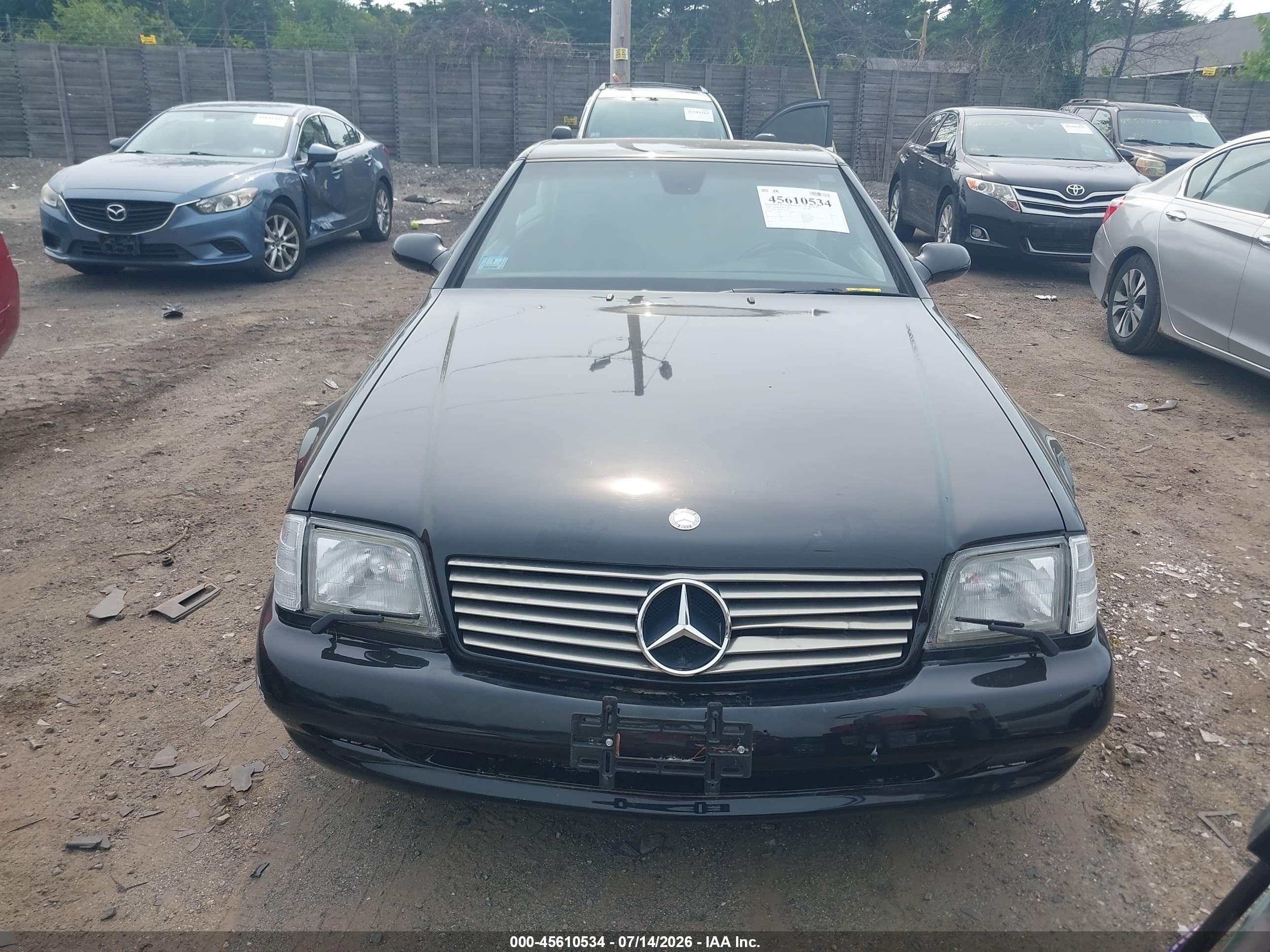 1999 Mercedes-benz Sl 500   Black vin: WDBFA68F1XF187483