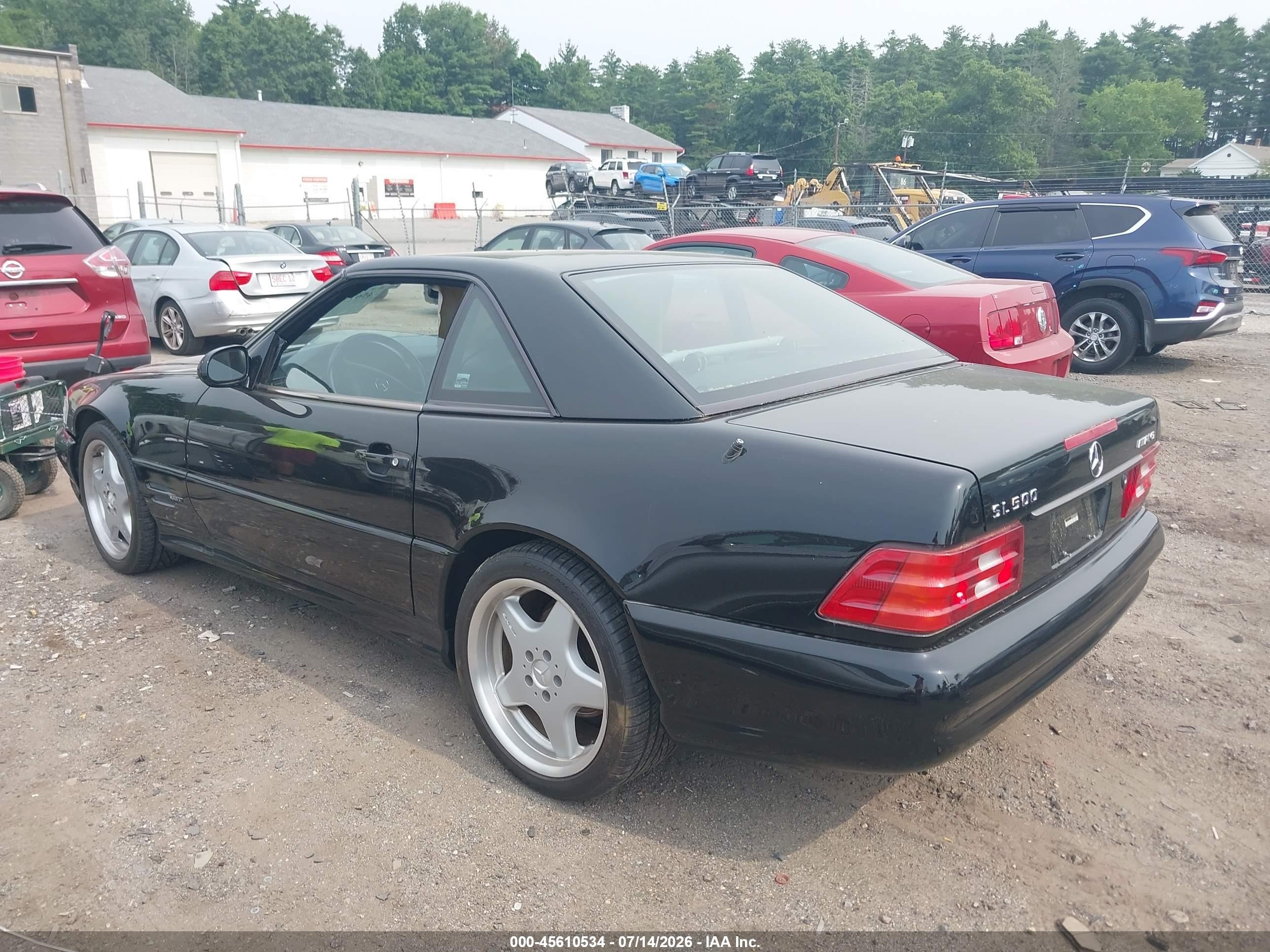 1999 Mercedes-benz Sl 500   Black vin: WDBFA68F1XF187483