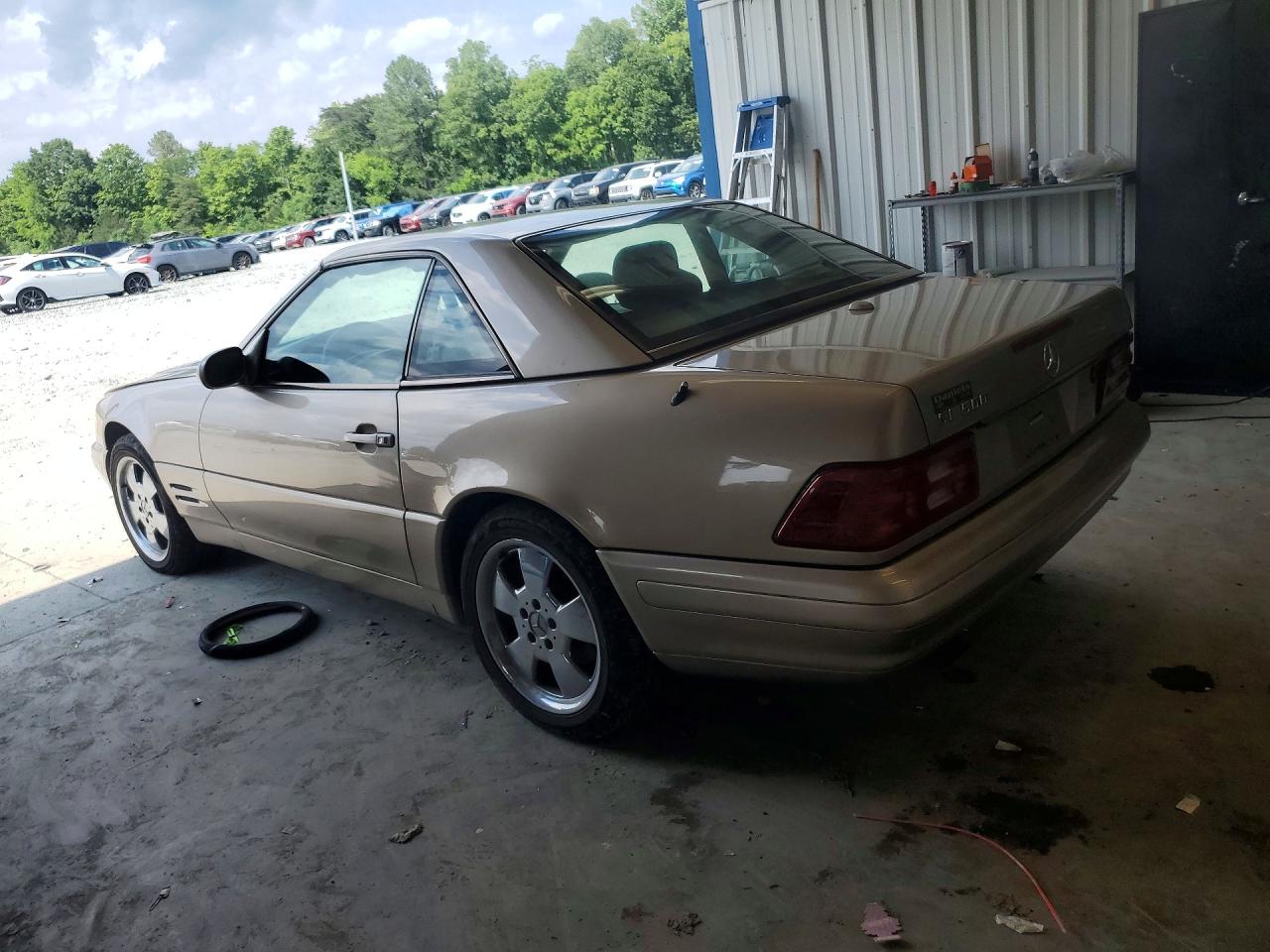 2000 Mercedes-benz Sl 500 Beige vin: WDBFA68F1YF189767