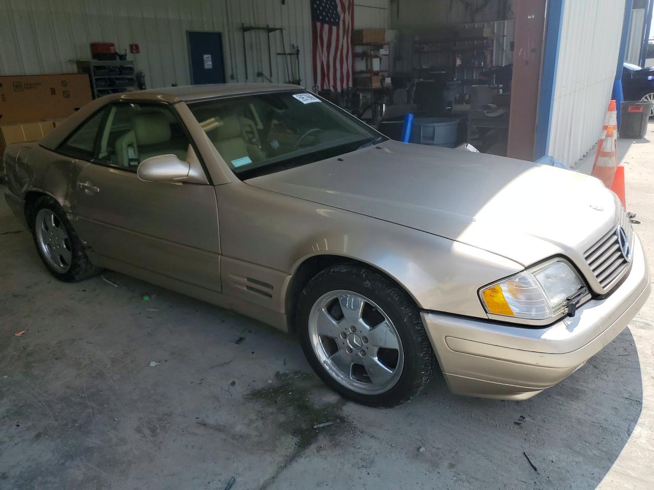 2000 Mercedes-benz Sl 500 Beige vin: WDBFA68F1YF189767