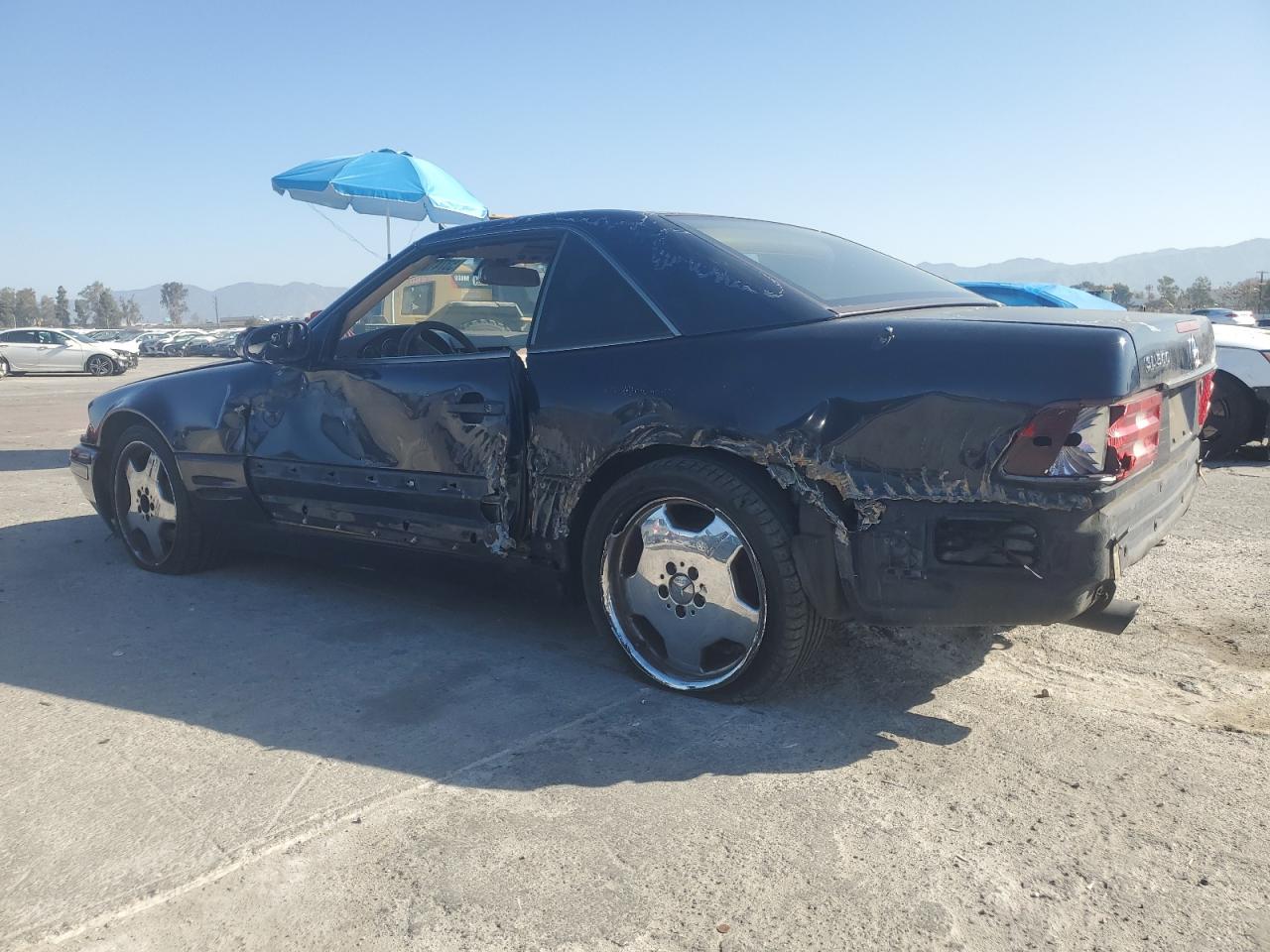 2000 Mercedes-benz Sl 500 Black vin: WDBFA68F1YF195276