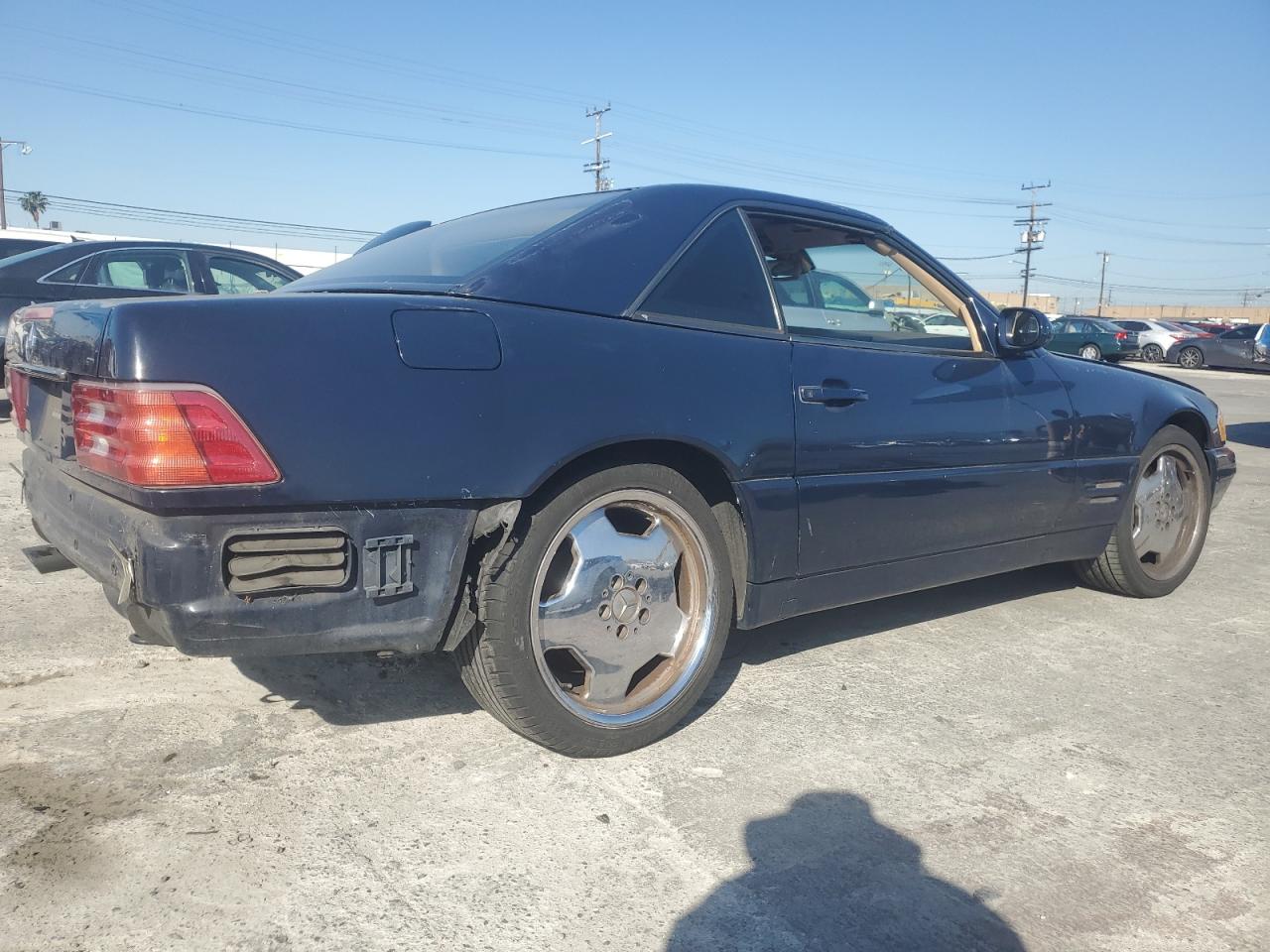 2000 Mercedes-benz Sl 500 Black vin: WDBFA68F1YF195276