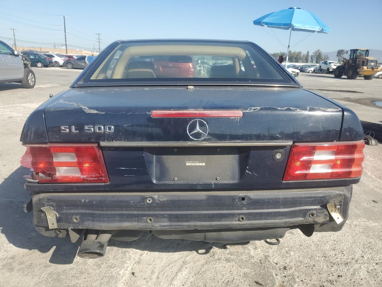 2000 Mercedes-benz Sl 500 Black vin: WDBFA68F1YF195276